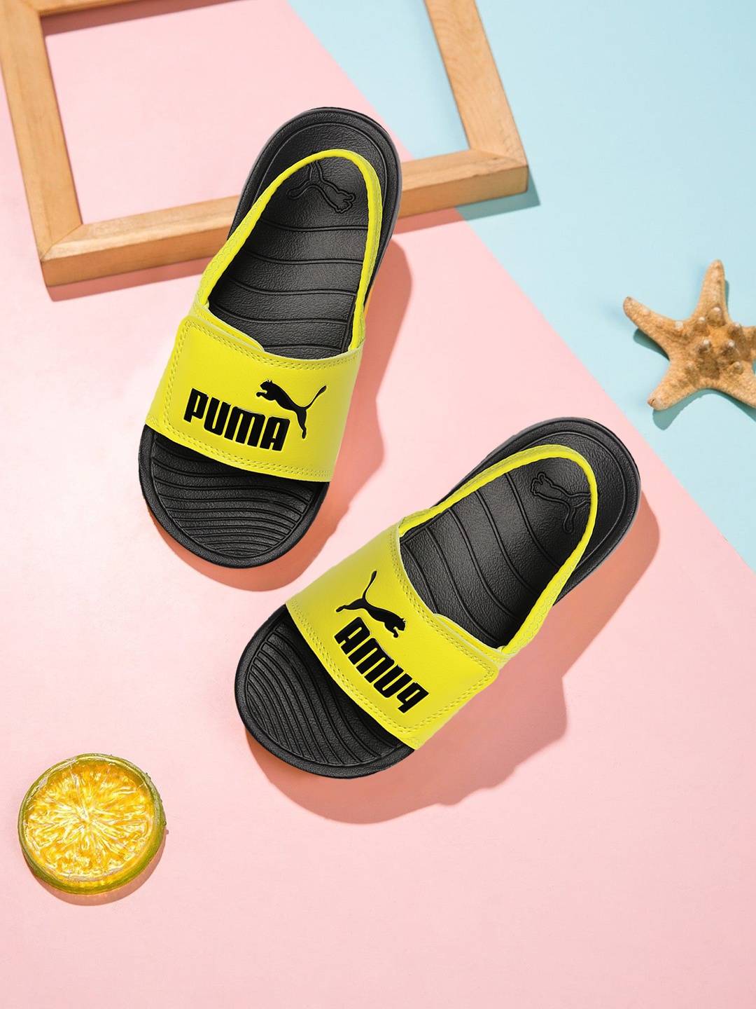 

Puma Unisex Kids Black Comfort Sandals