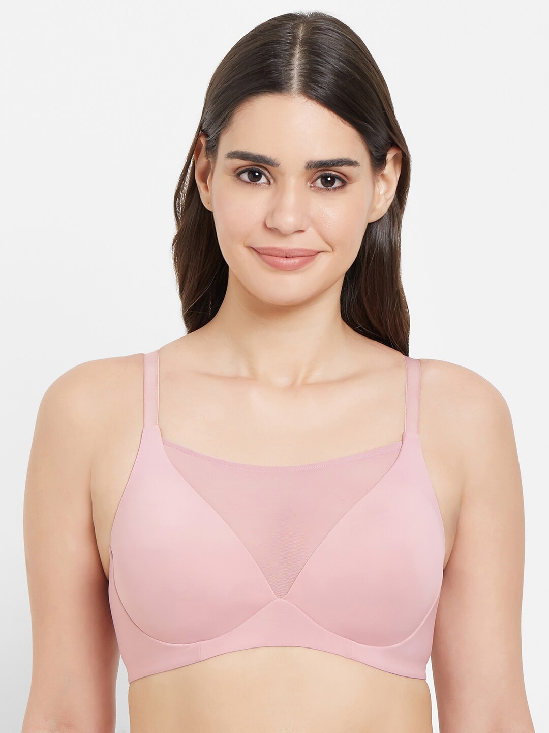 

Wacoal Pink Lightly Padded Non-Wired Full Coverage T-shirt Bra