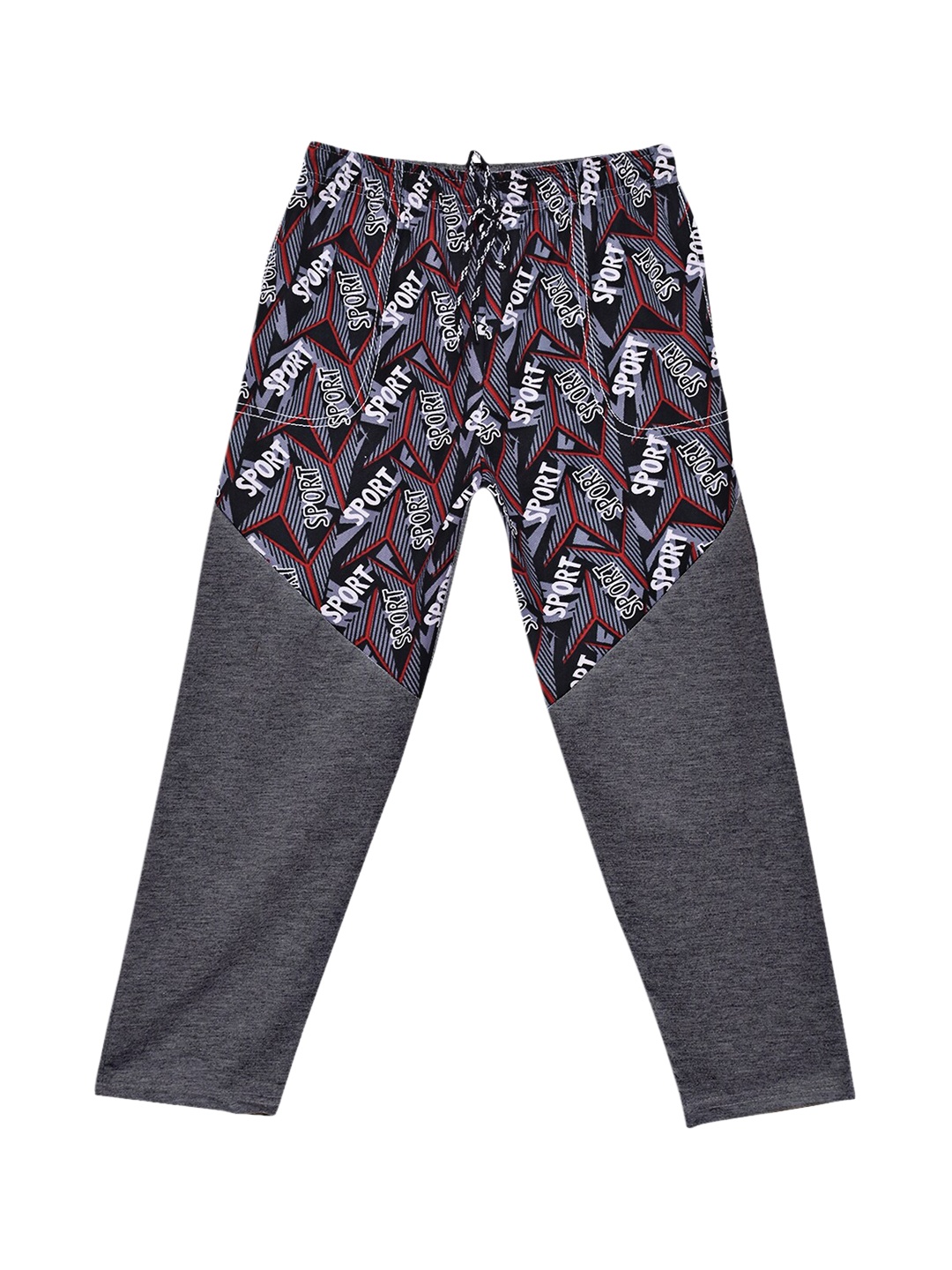 

SWEET ANGEL Boys Charcoal Pure Cotton Track Pants