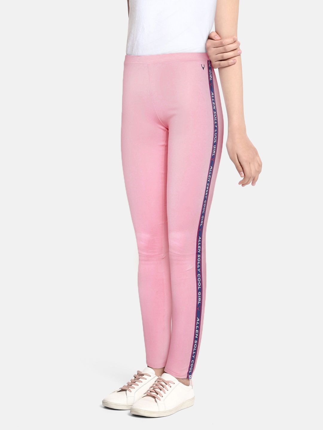 

Allen Solly Junior Girls Pink Ankle Length Leggings