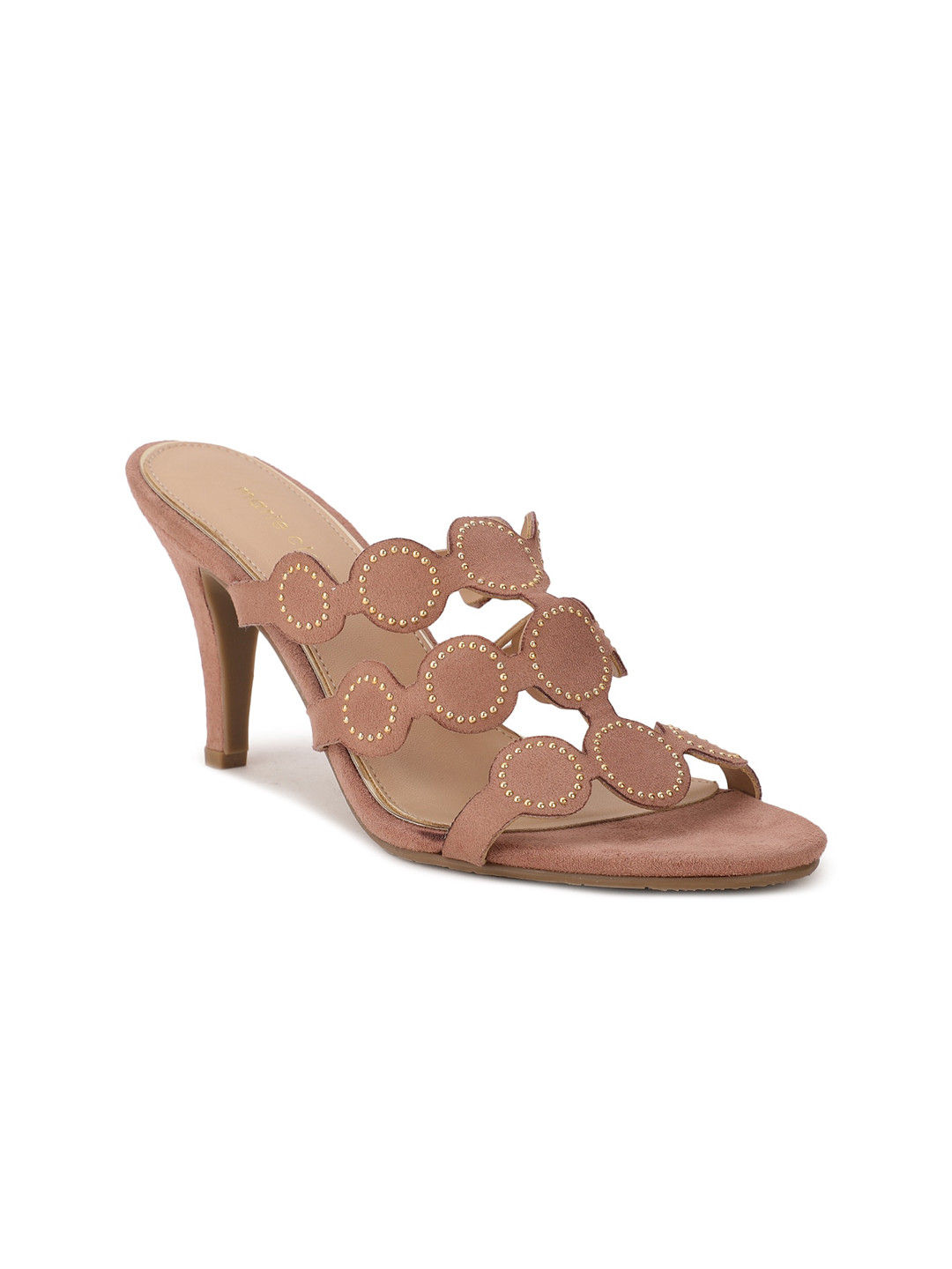 

Marie Claire Beige Embellished PU Sandals