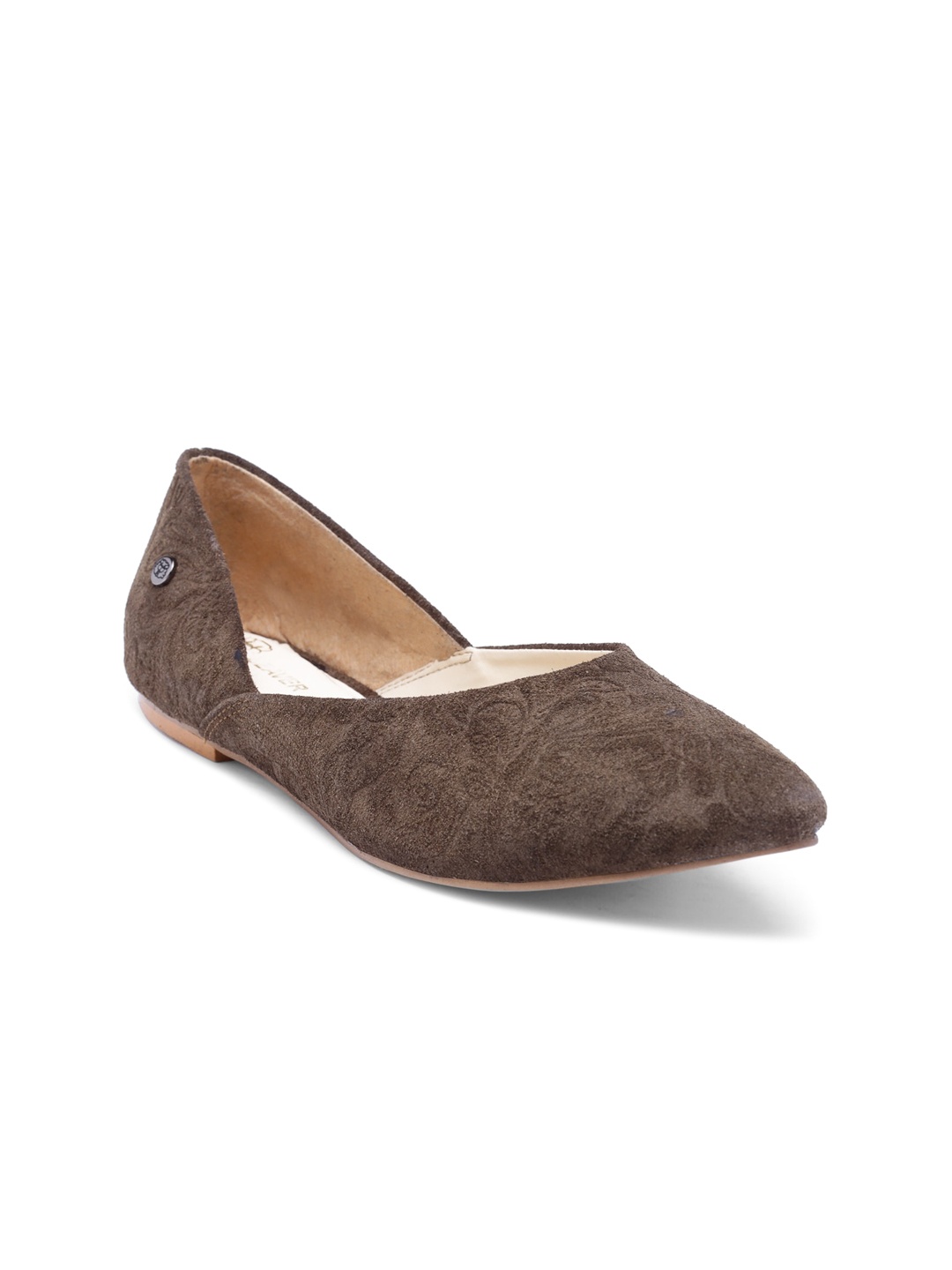 

BEAVER Women Brown Ballerinas Flats