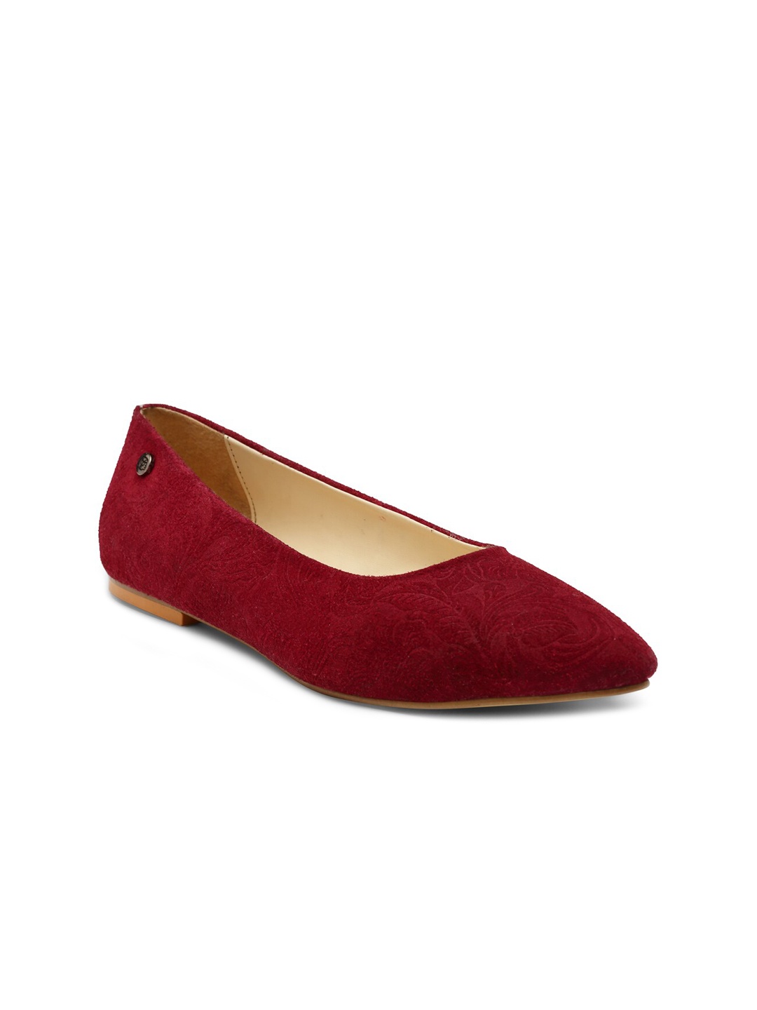 

BEAVER Women Burgundy Ballerinas