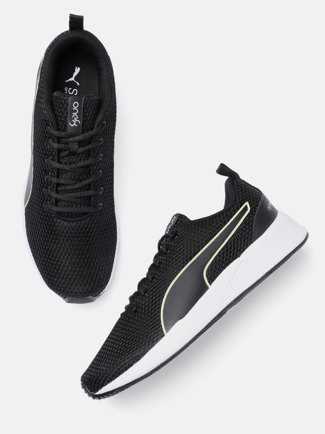 

one8 x PUMA Unisex Black Ace One8 Running Shoes