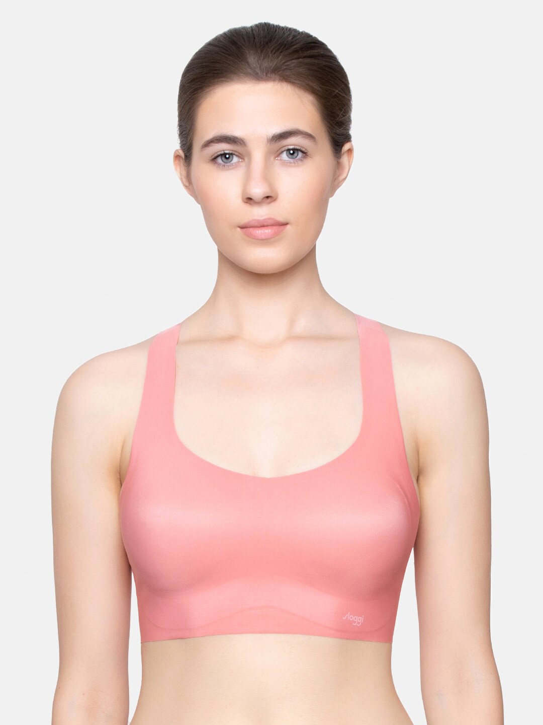 

Sloggi Pink Removable Padding Non-Wired T-shirt Bra
