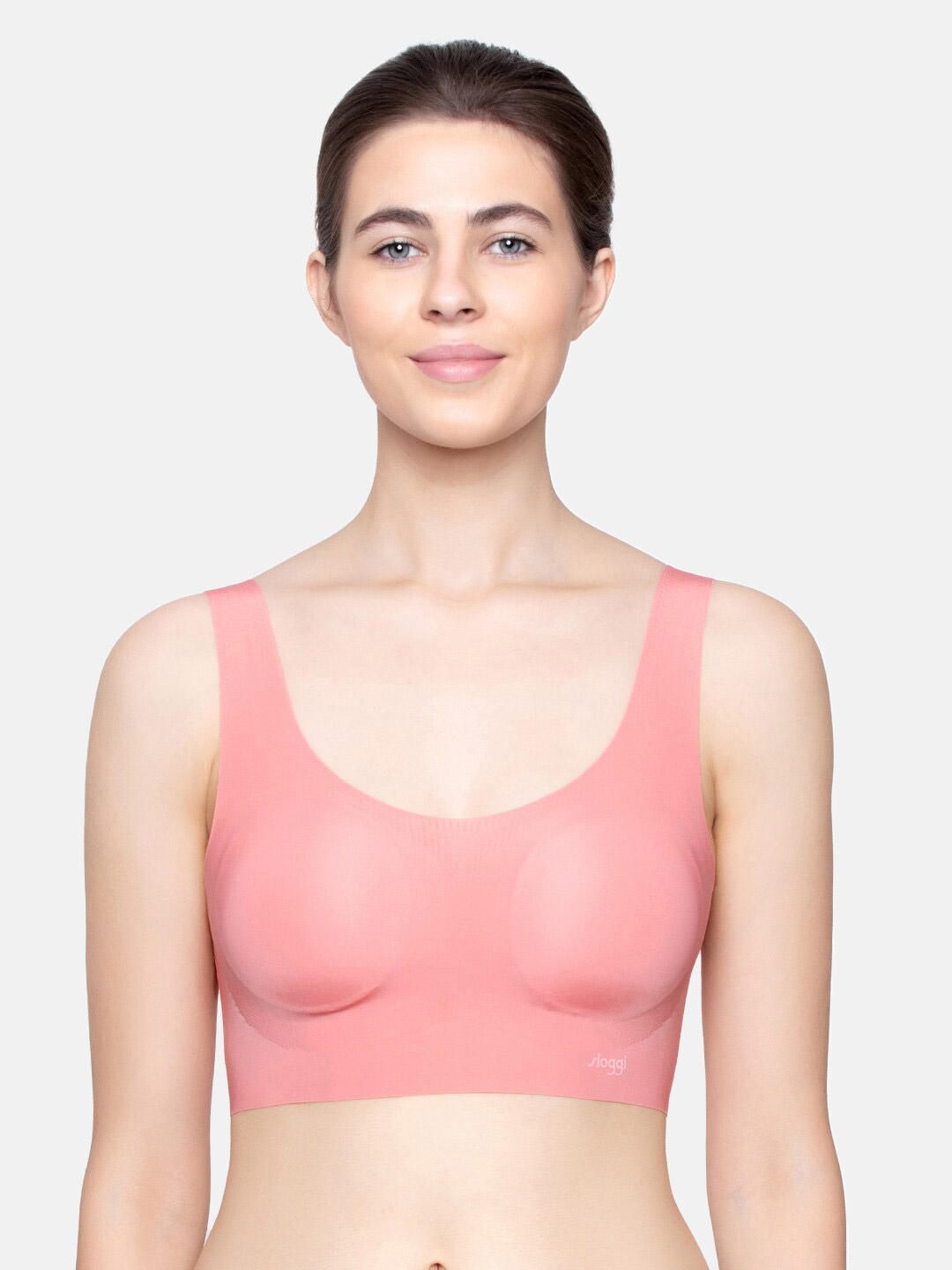 

Sloggi Pink Removable Padded Wireless Anti-Odour No Sag Bra