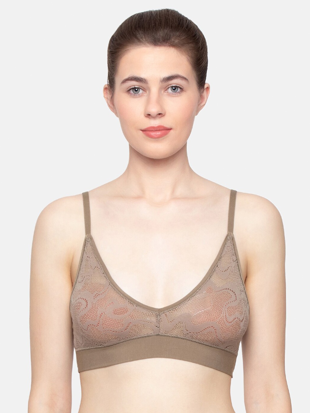 

Sloggi Grey Non Padded Non Wired Bralette Bra