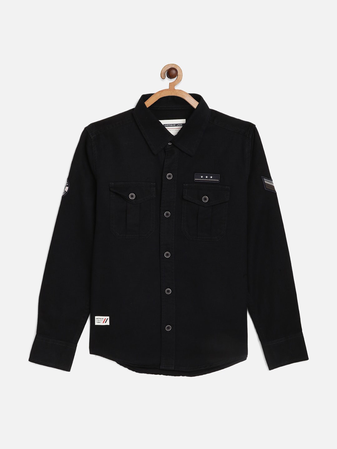 

Octave Boys Navy Blue Casual Shirt