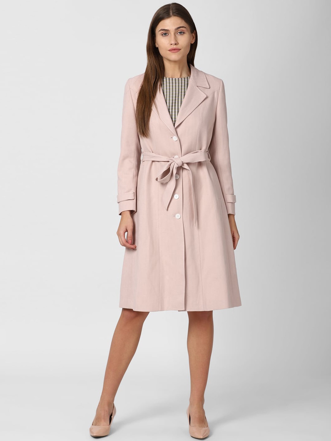 

Van Heusen Woman Dusty Pink Longline Duster Jacket