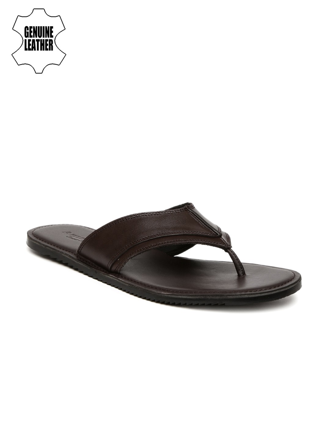 

Amster Men Brown Genuine Leather Sandals