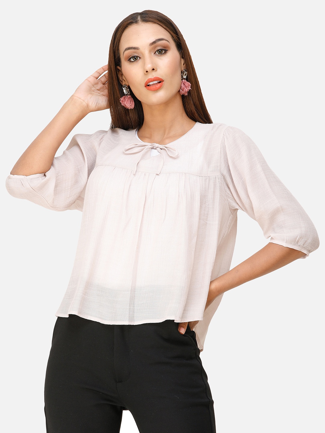 

DECHEN Beige Solid Top