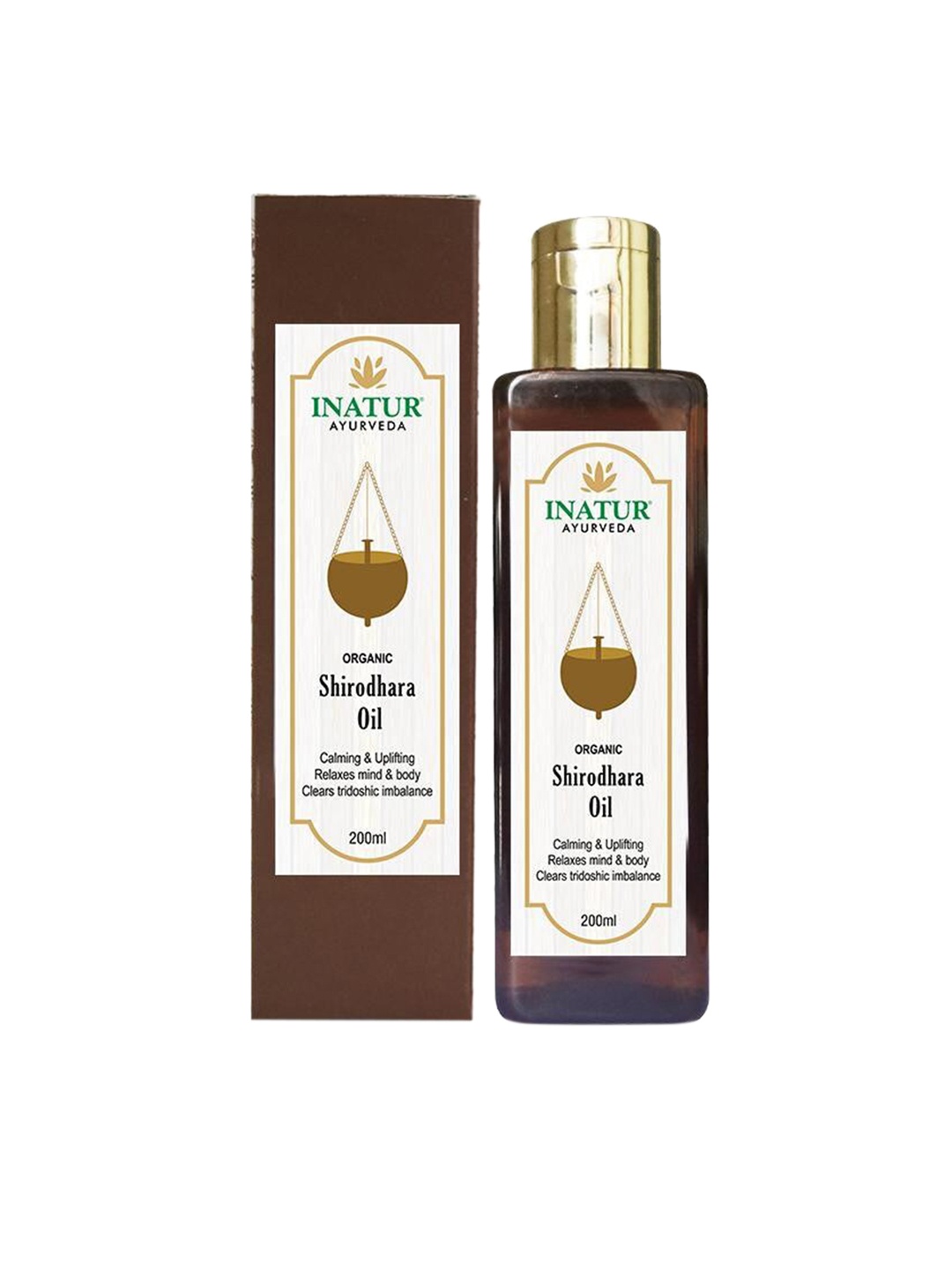 

Inatur Organic Shirodhara Body Oil 200 ml, Brown