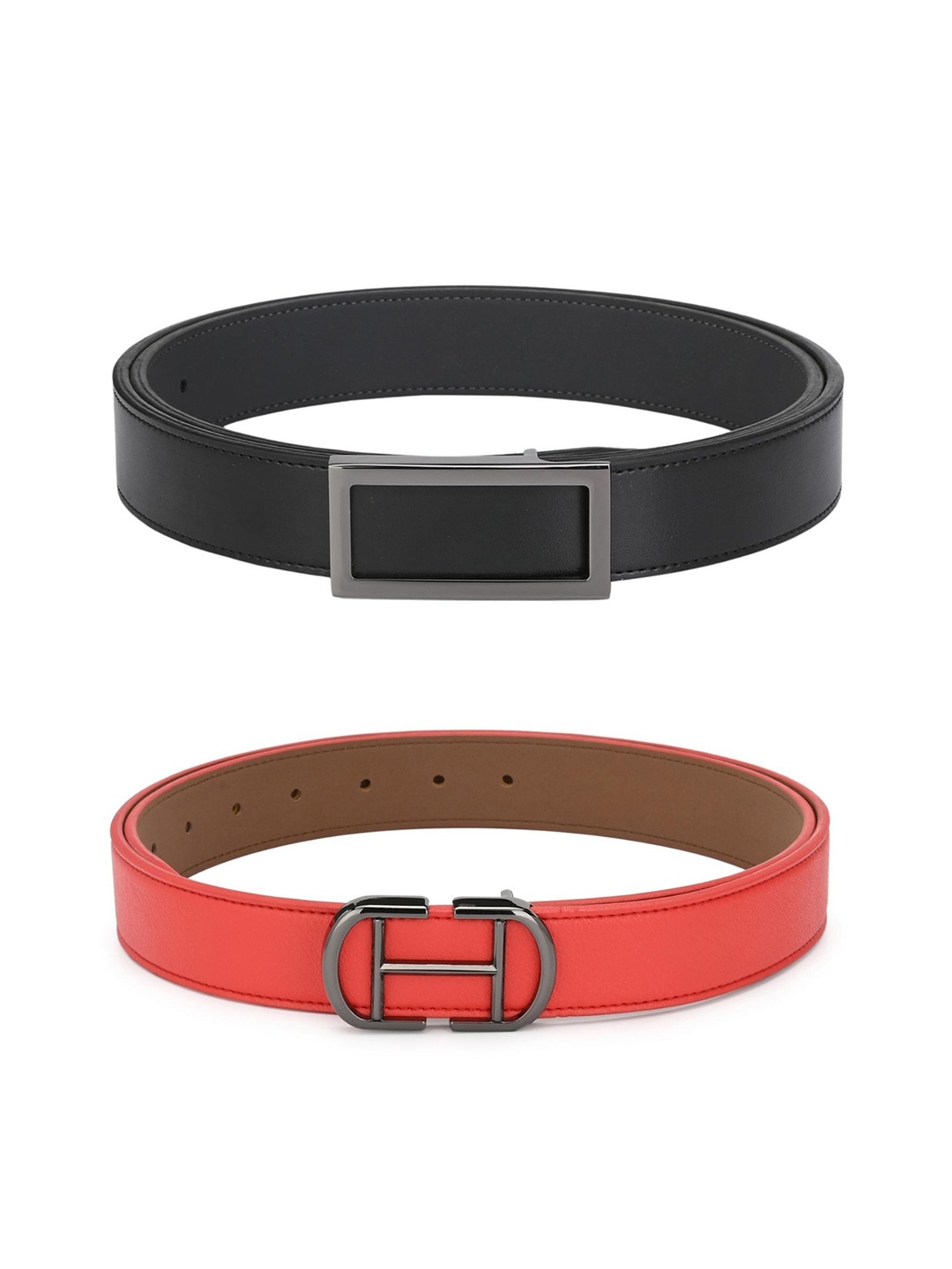 

Calvadoss Girls Black & Red Set Of 2 Belt