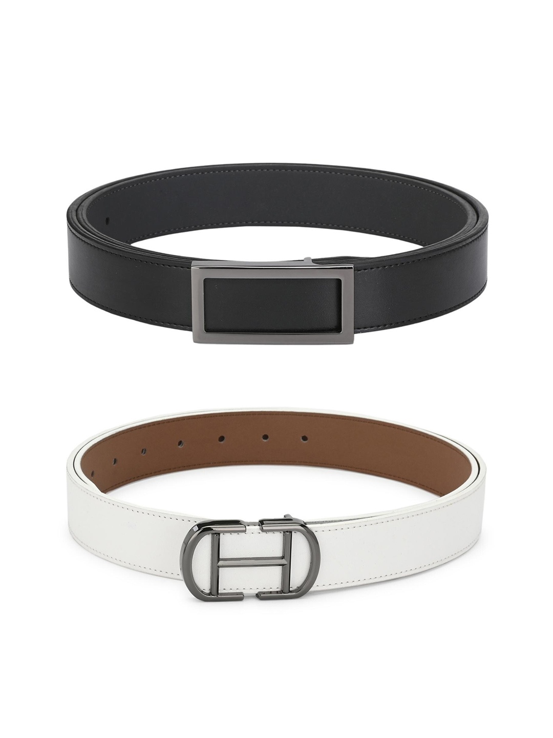 

Calvadoss Boys Black & White Set Of 2 Belt