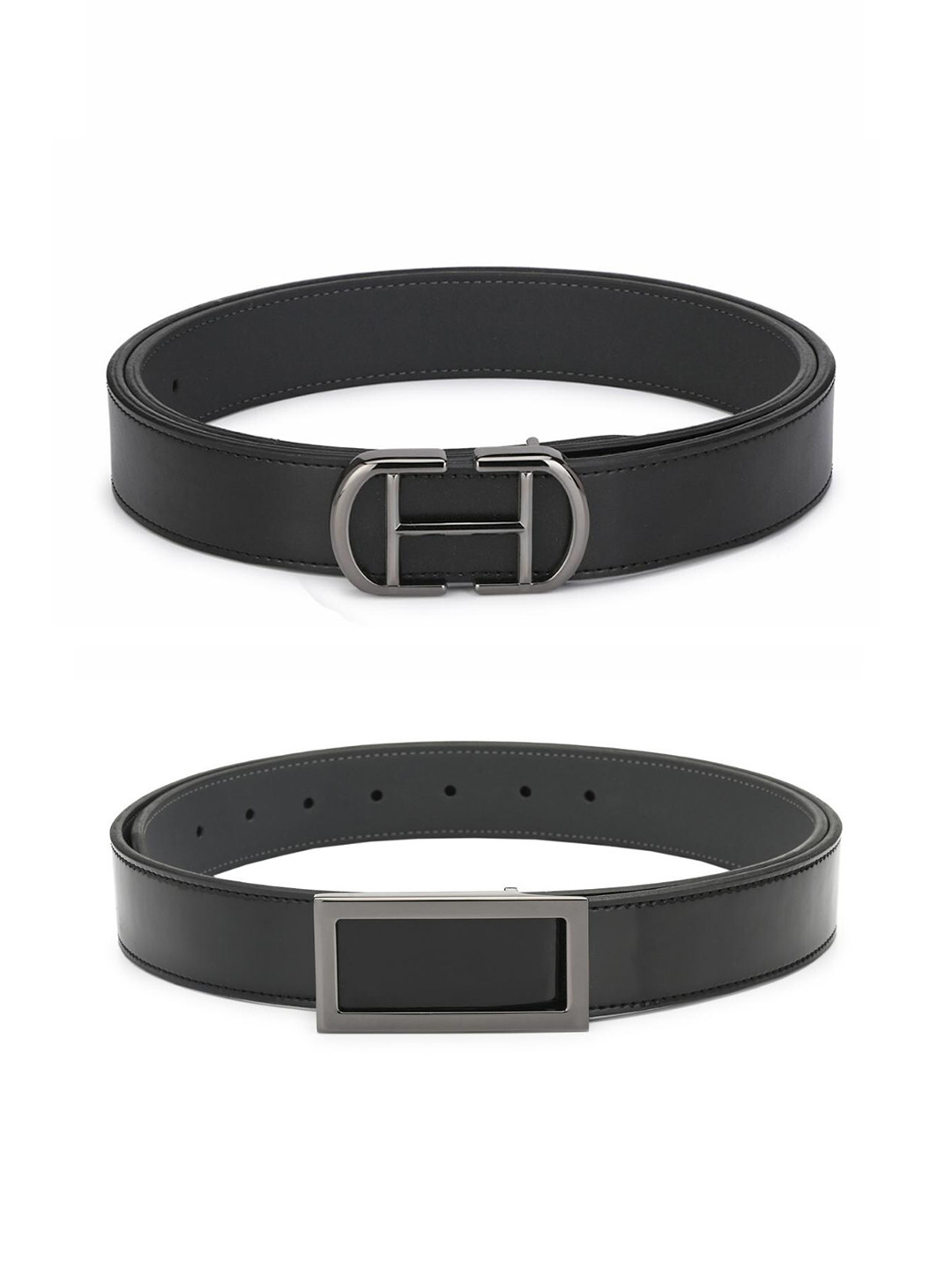 

Calvadoss Women Black Set Of 2 Belt
