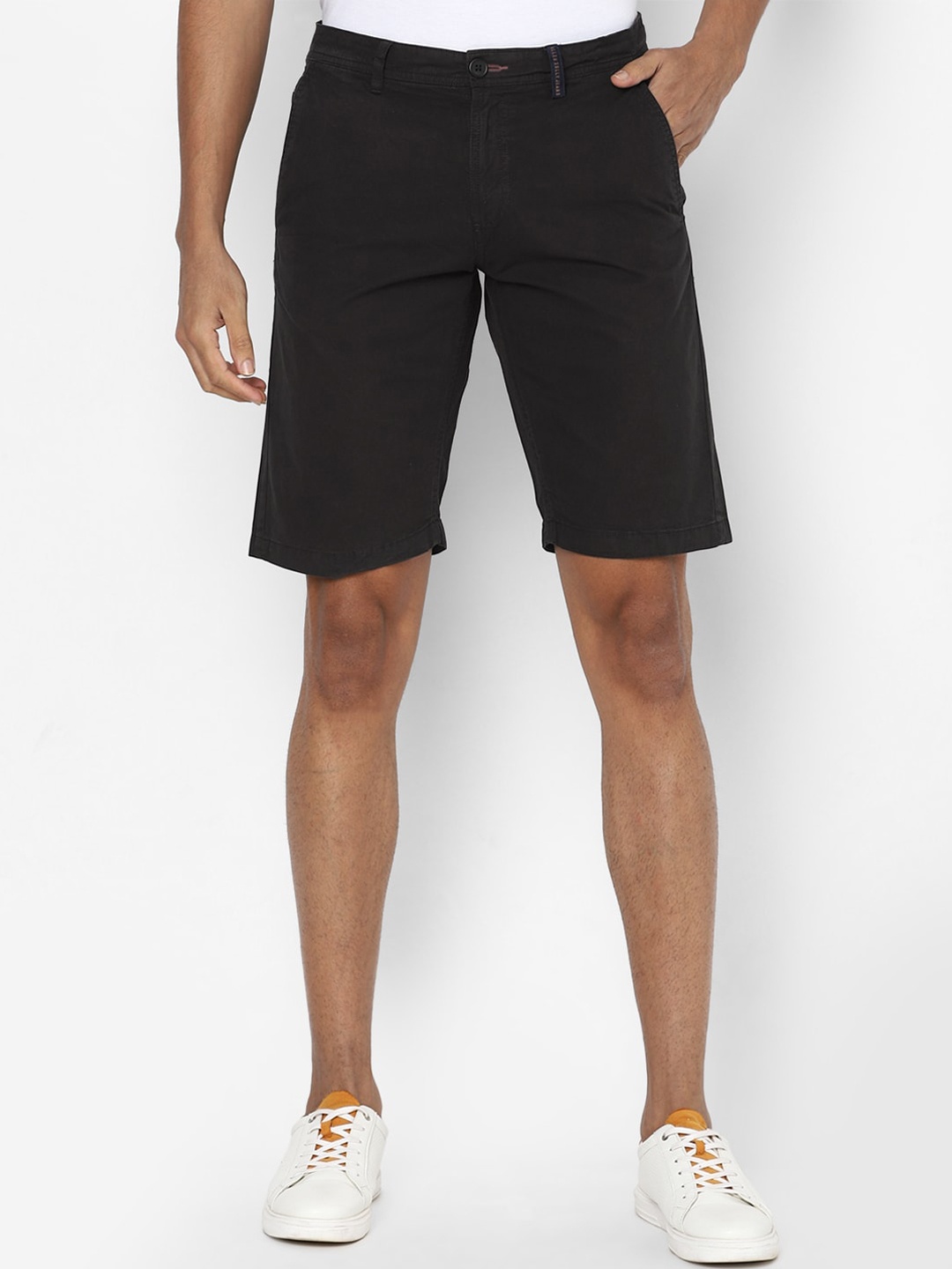 

Allen Solly Sport Men Black Slim Fit Shorts