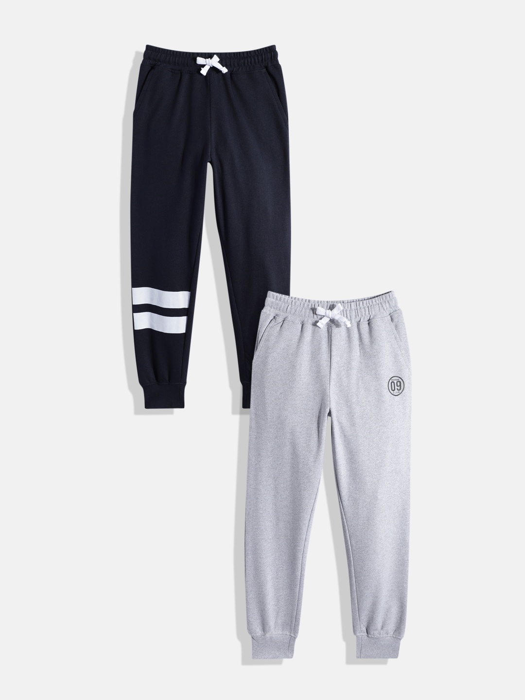 

Provogue Boys Pack Of 2 Regular Fit Joggers, Navy blue