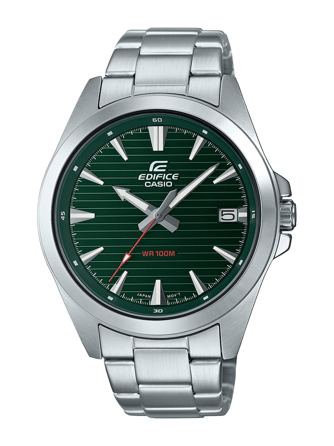 

CASIO Men Stainless Steel Bracelet Style Straps Analogue Watch ED537 EFV-140D-3AVUDF, Green