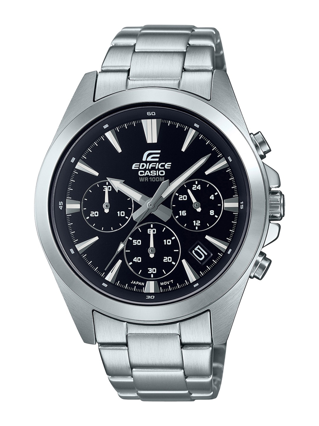 

CASIO Men Stainless Steel Bracelet Style Straps Analogue Watch ED544 EFV-630D-1AVUDF, Black