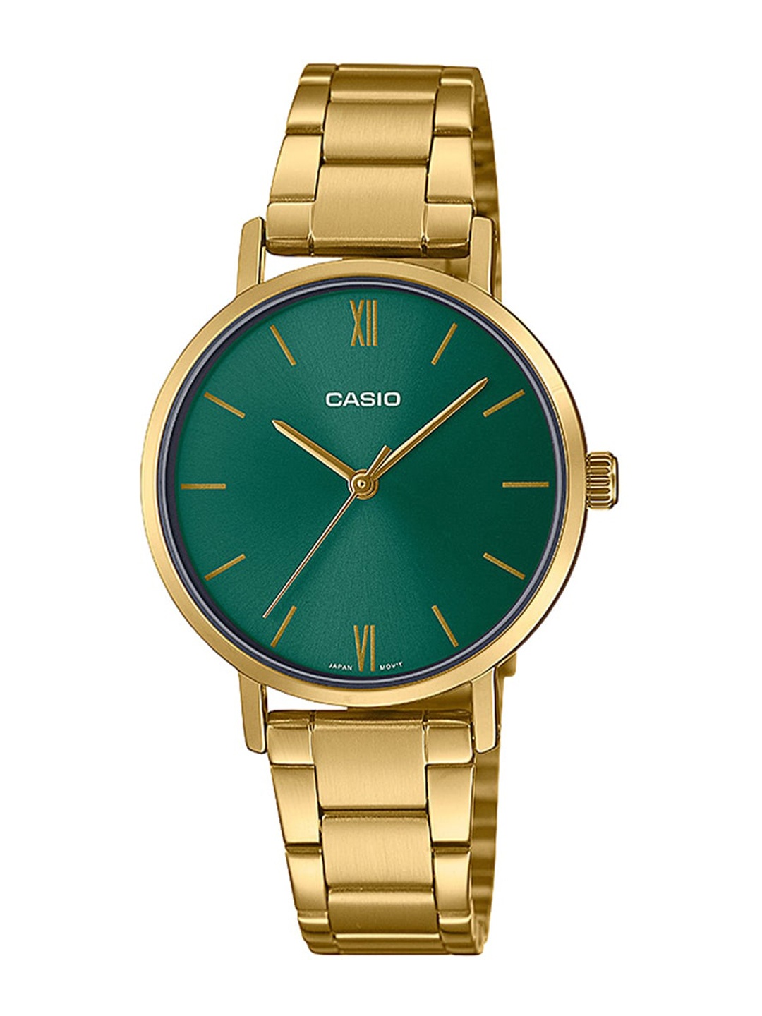 

CASIO Women Dial & Stainless Steel Straps Analogue Watch - A1999, Green