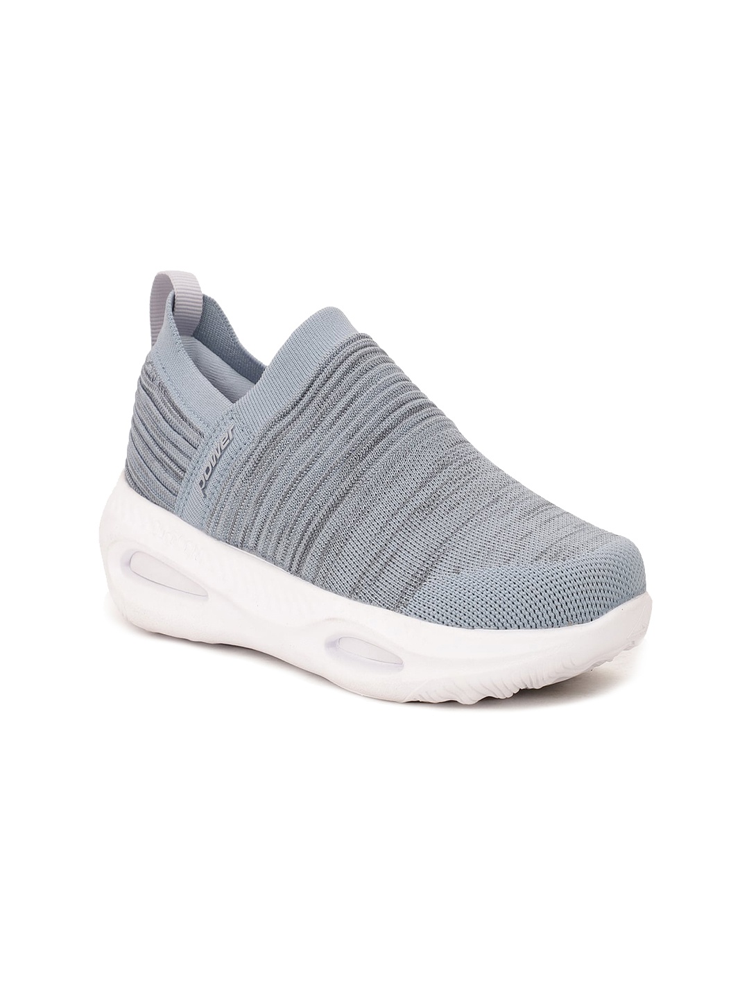 

Power Women Blue Woven Design Slip-On Sneaker