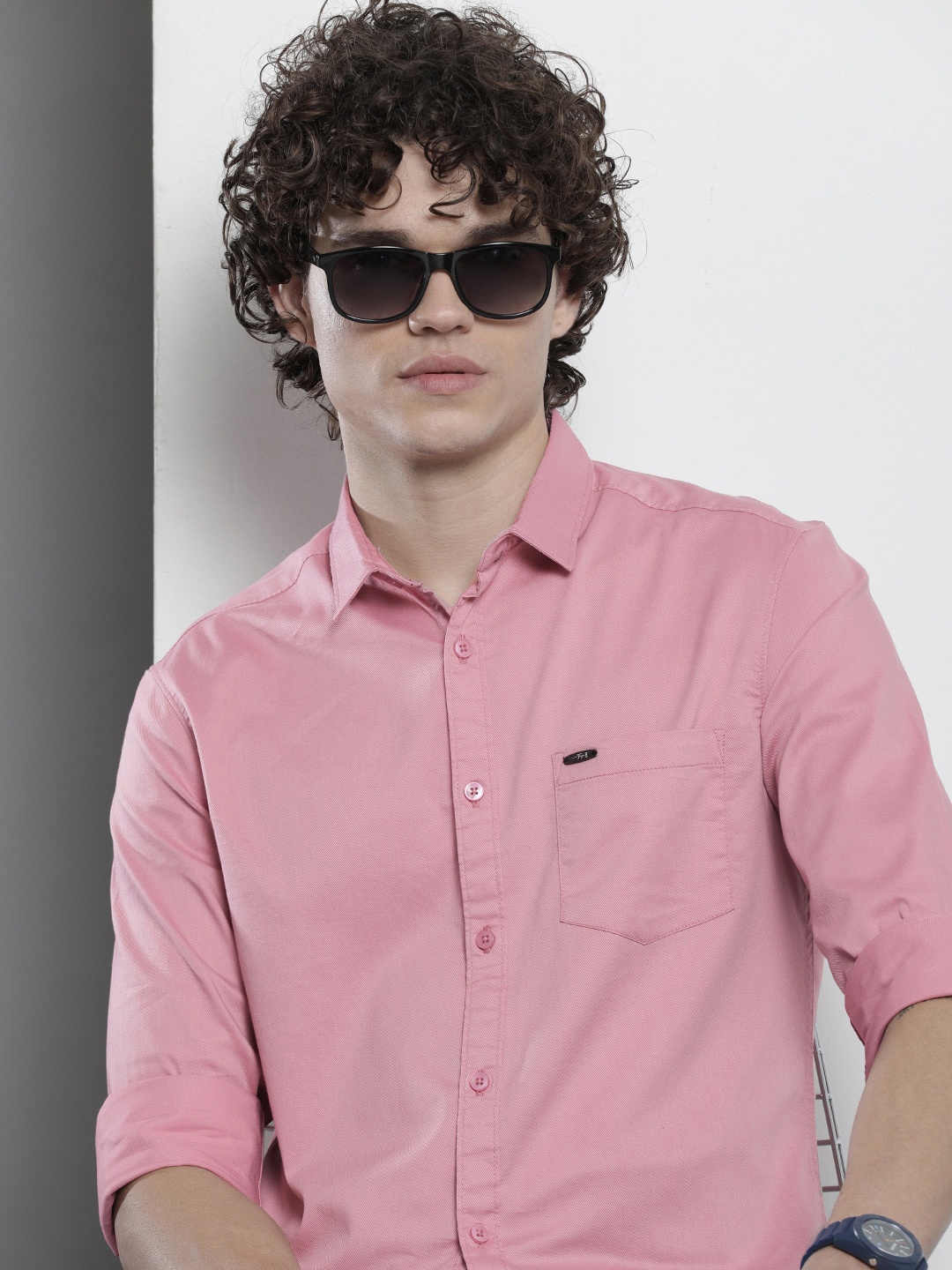 

The Indian Garage Co Men Comfort Casual Shirt, Pink