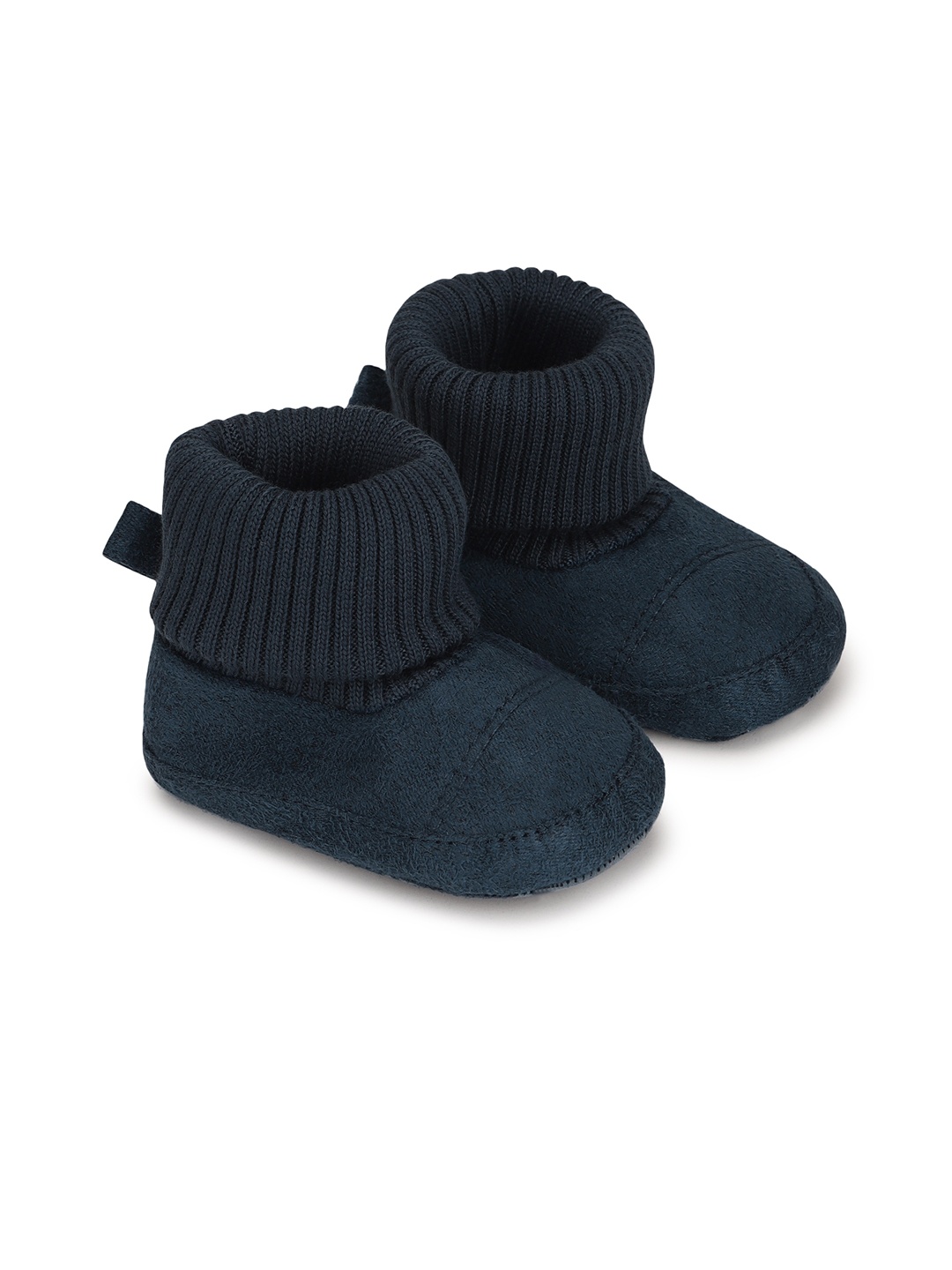 

mothercare Infant Boys Navy Blue Textured Socktop Booties