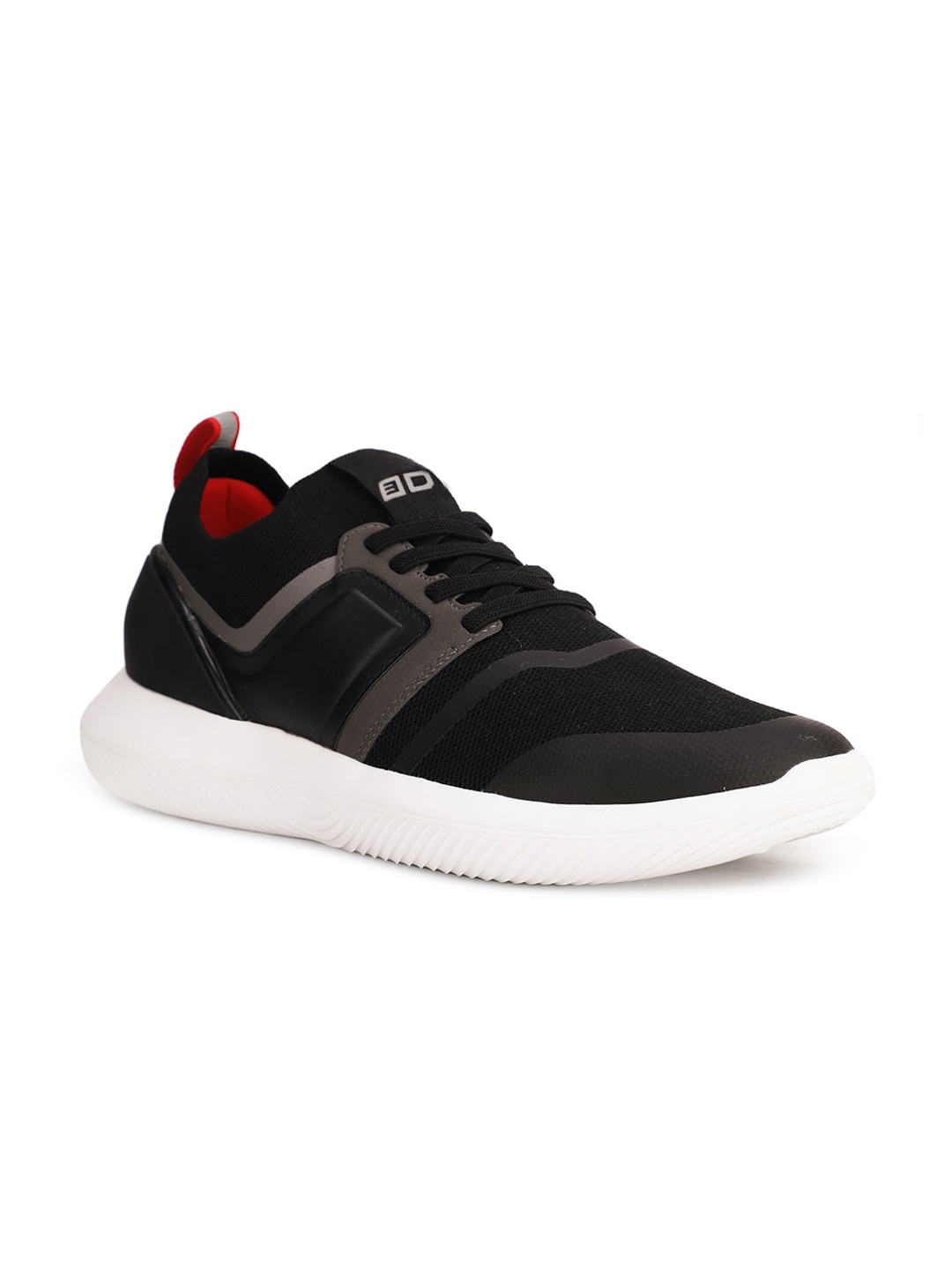 

Bata Men Black Solid Sneakers