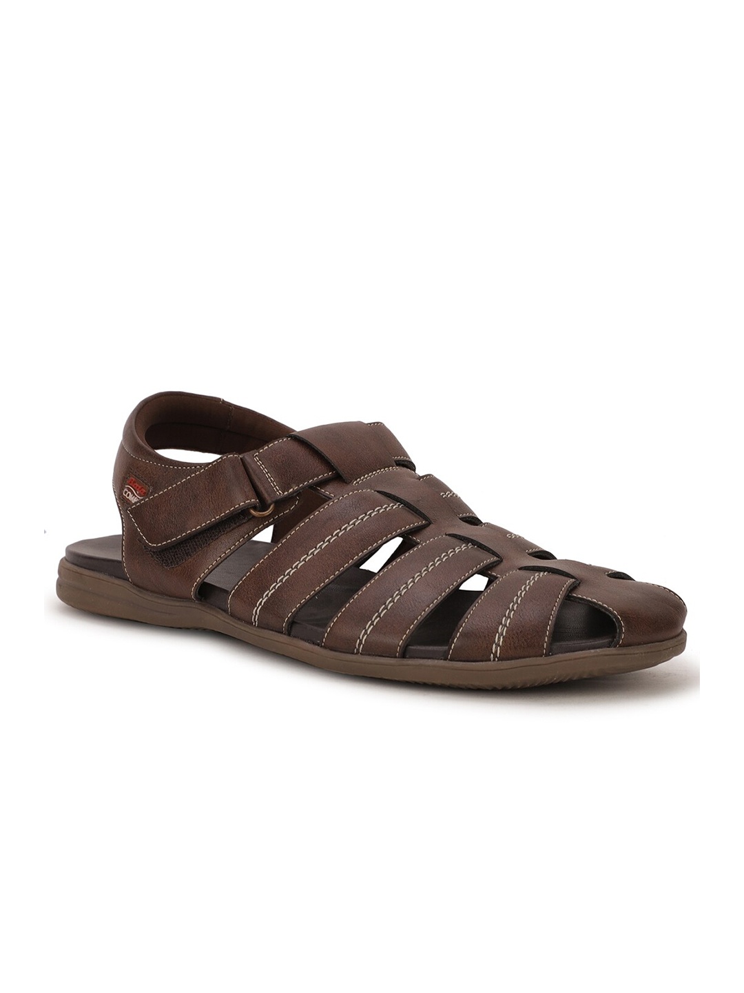 

Bata comfit Men Brown PU Fisherman Sandals