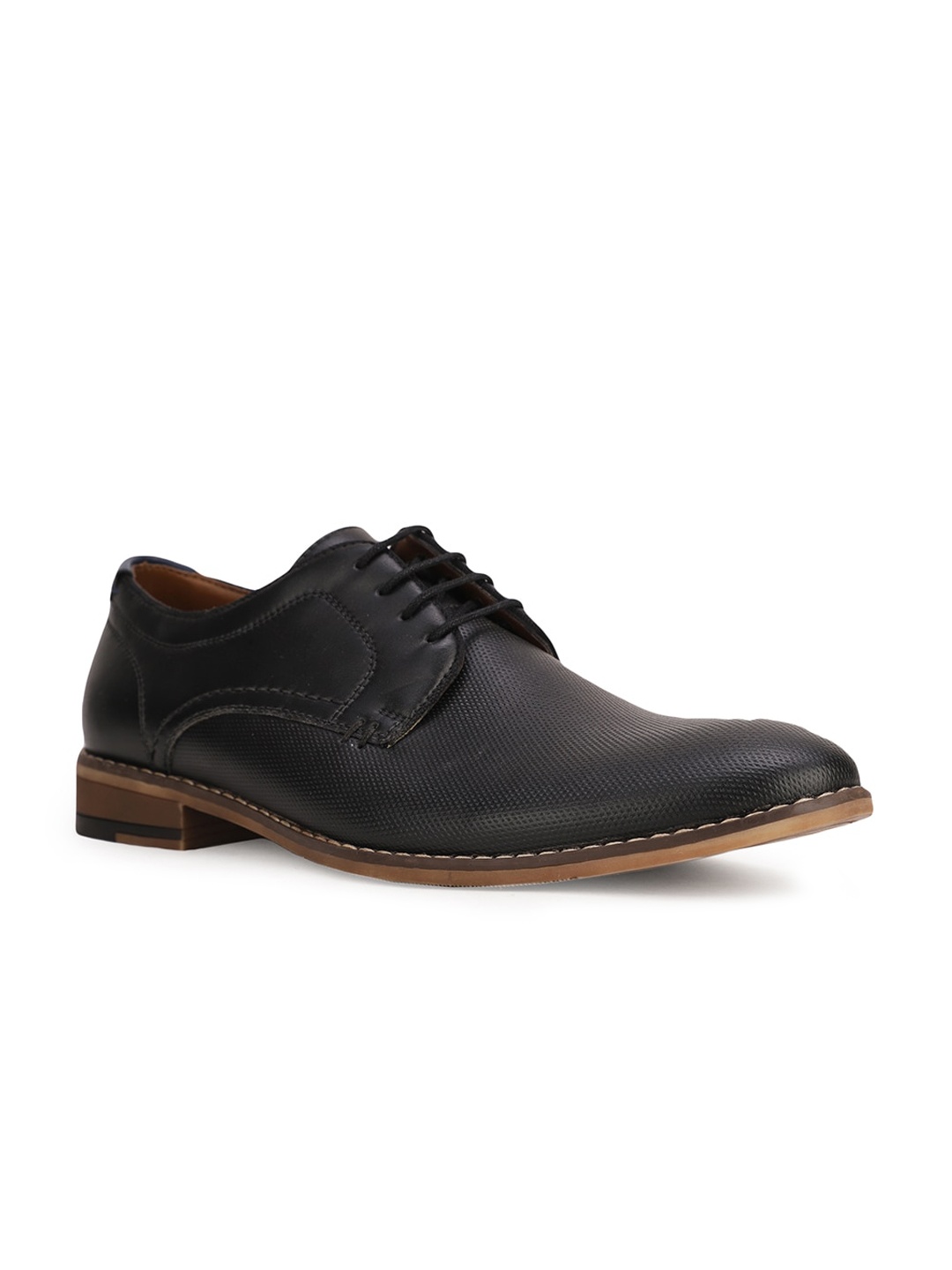 

Bata Men Black Derbys Shoes