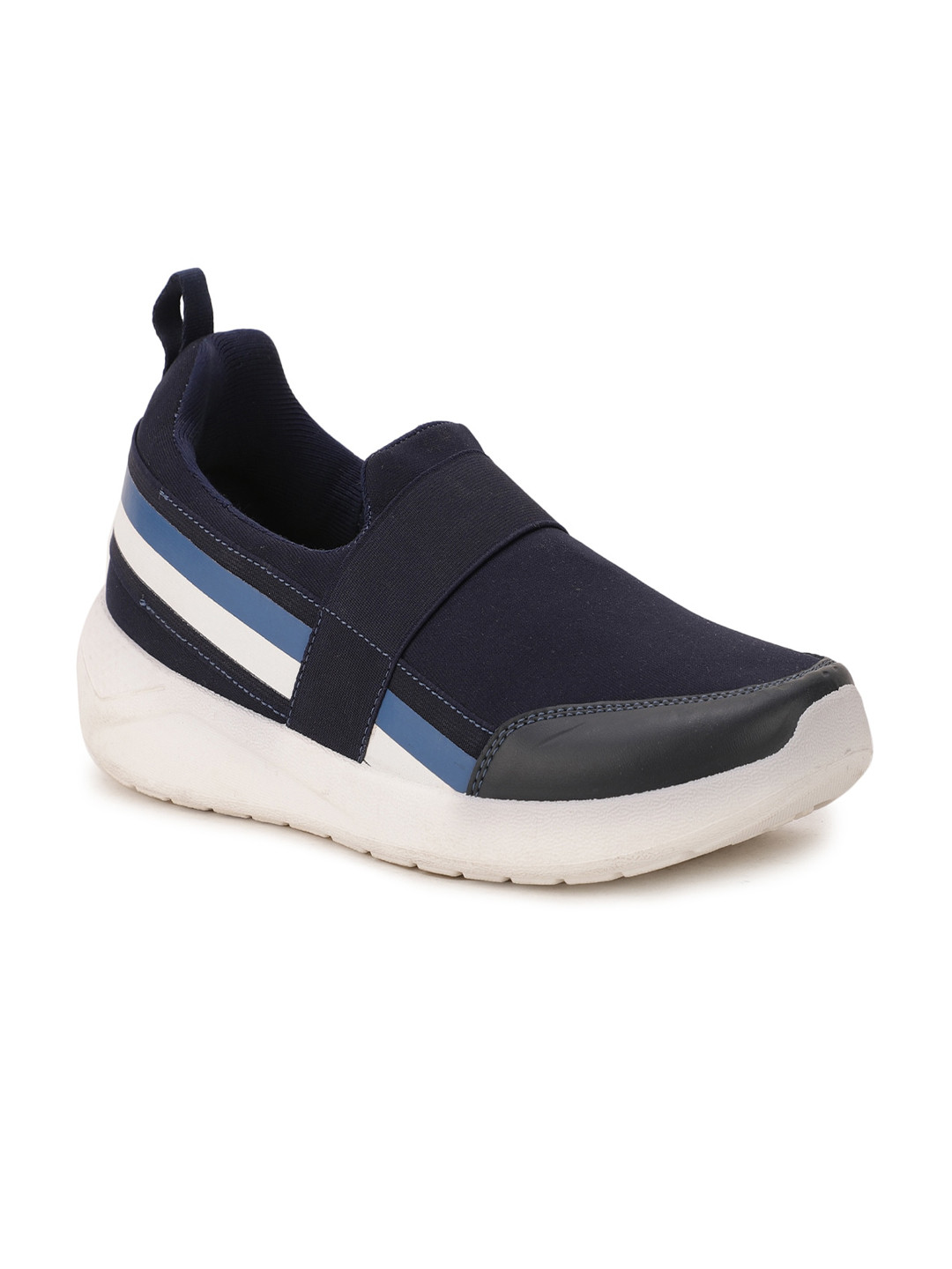 

Bata Men Navy Blue Slip-On Sneakers