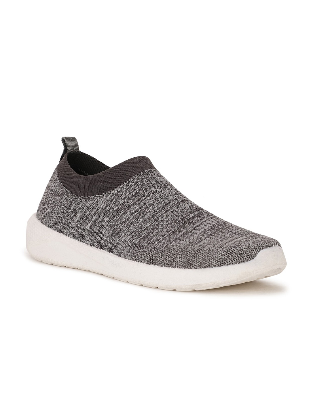 

Bata Men Grey Woven Design Slip-On Sneakers