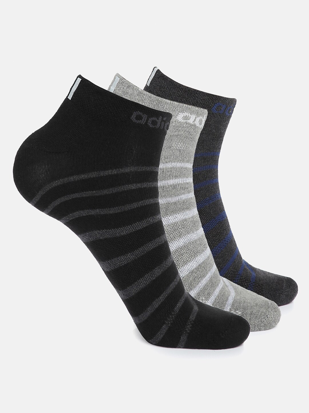 

ADIDAS Men Pack of 3 Low-Cut Socks, Grey