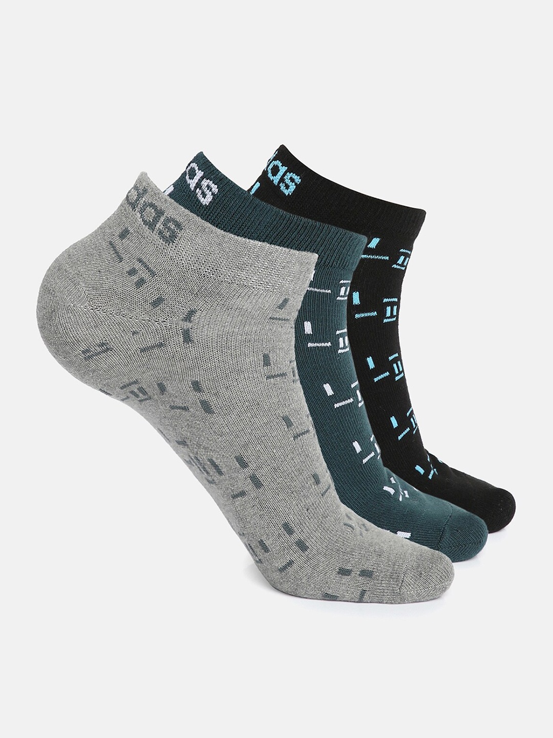 

ADIDAS Men Pack of 3 Low-Cut Socks, Black