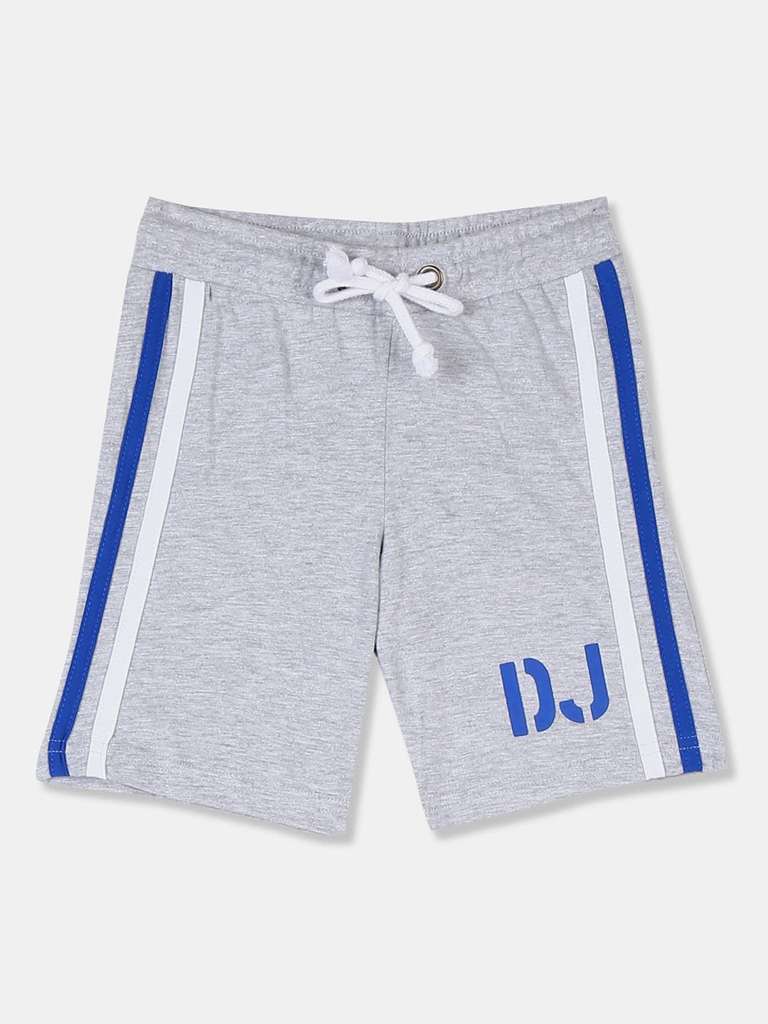 

Cherokee Boys Grey Melange Solid Shorts