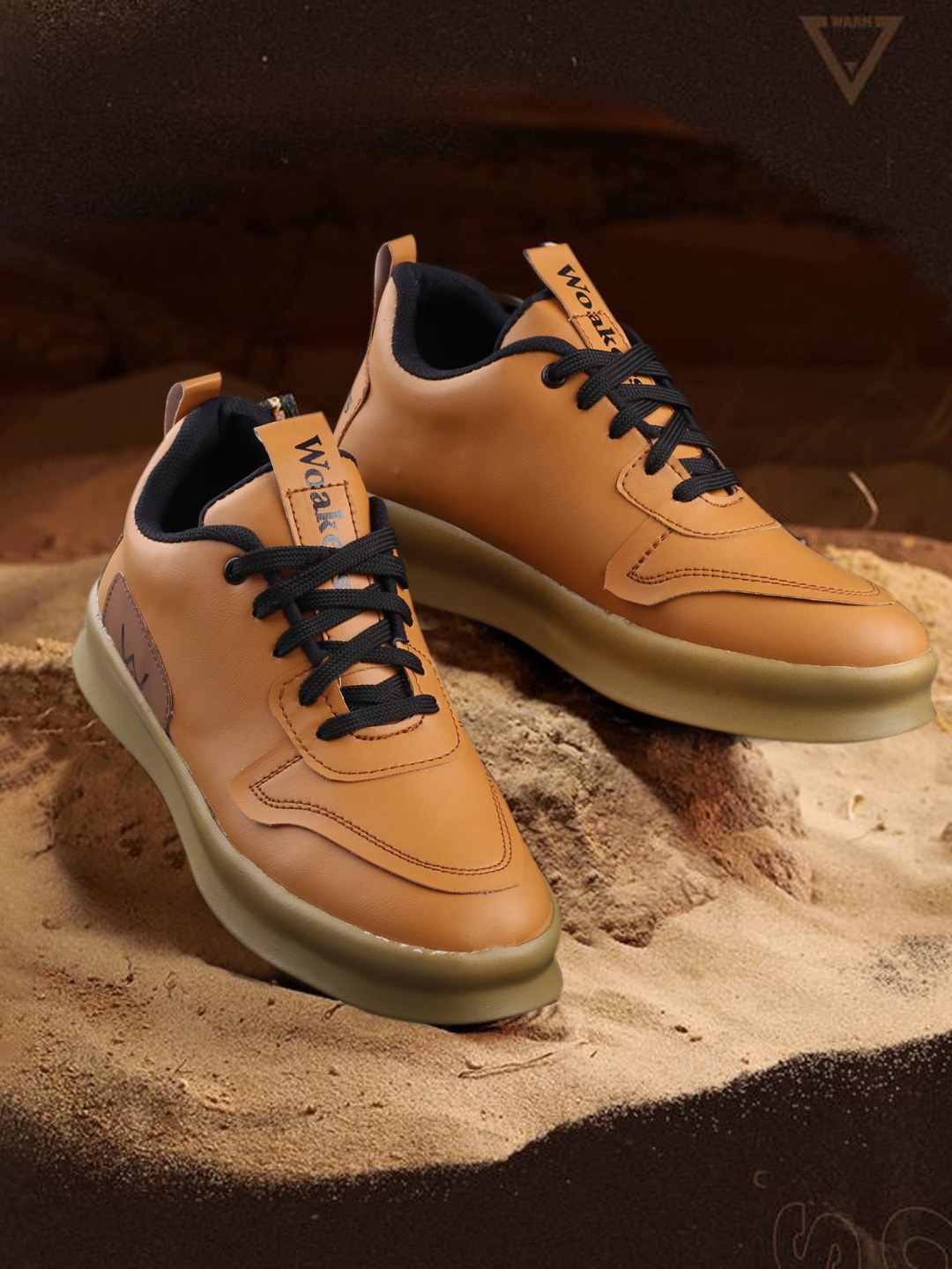 

Woakers Men Tan Sneakers
