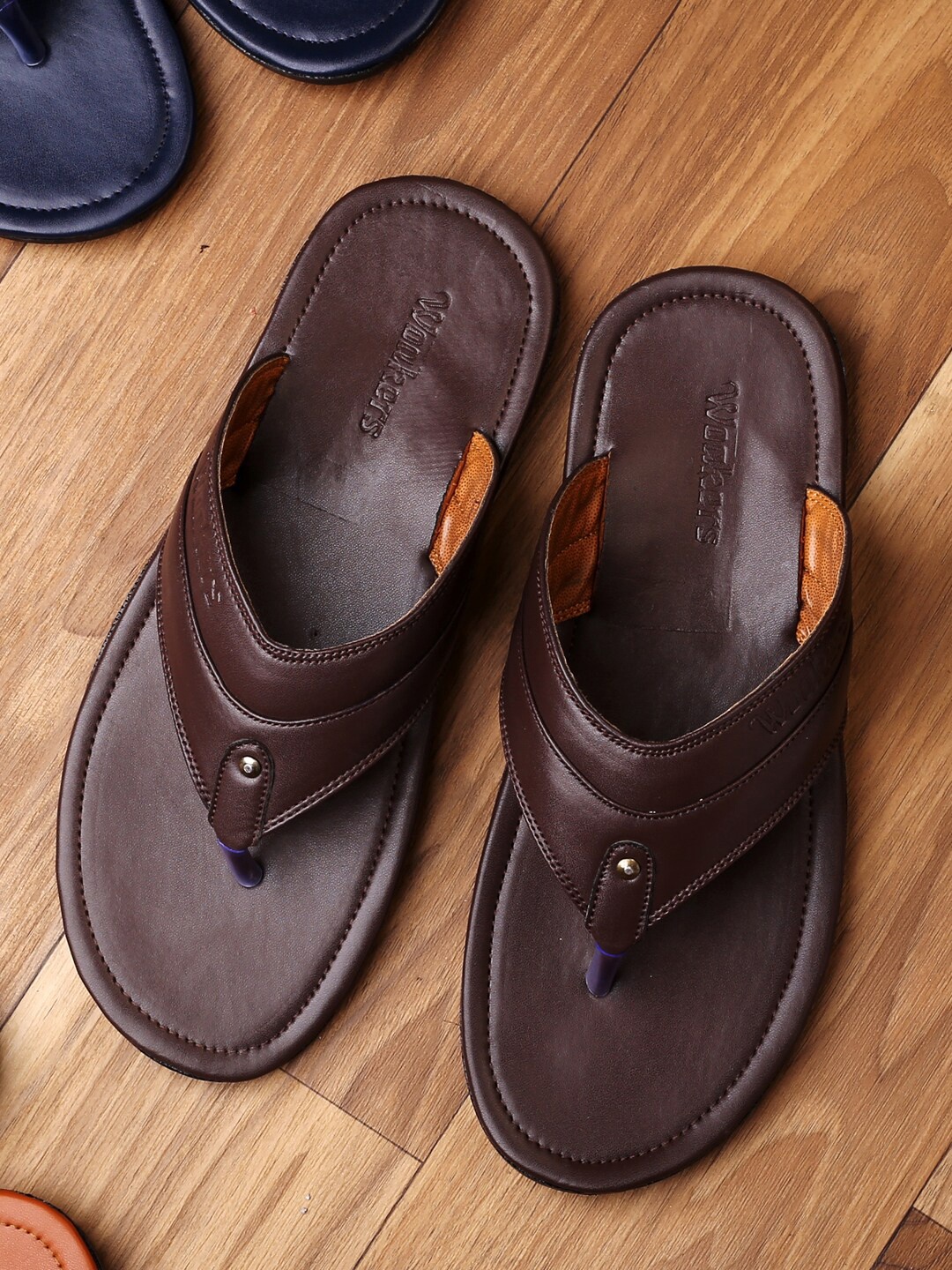 

Woakers Men Brown Comfort Sandals