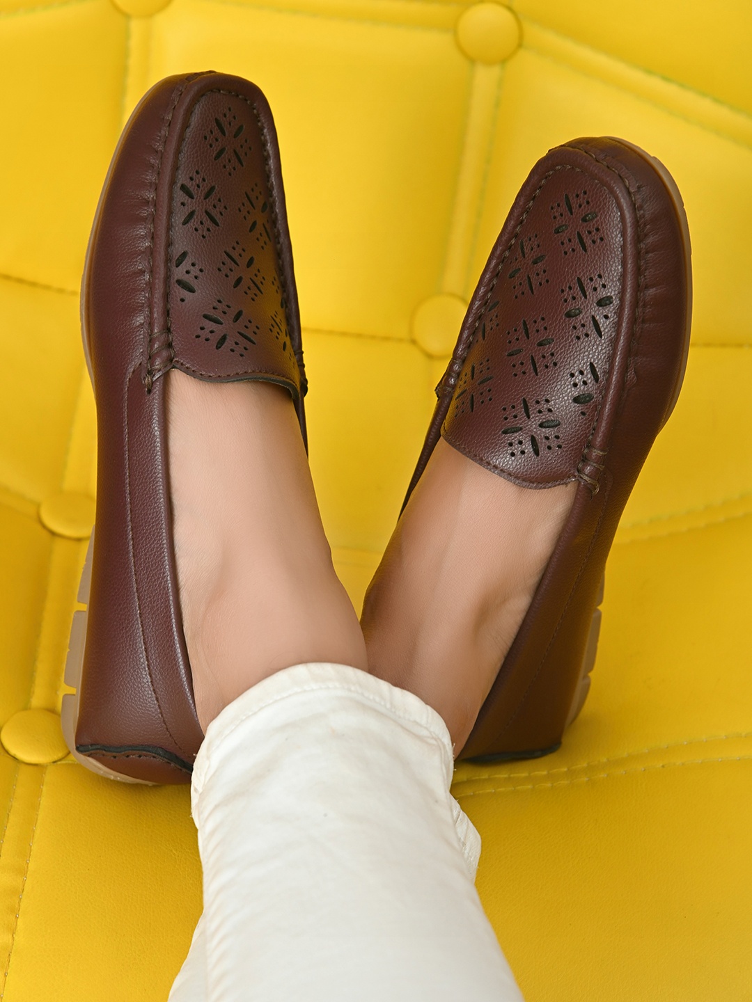 

El Paso Women Maroon Loafers