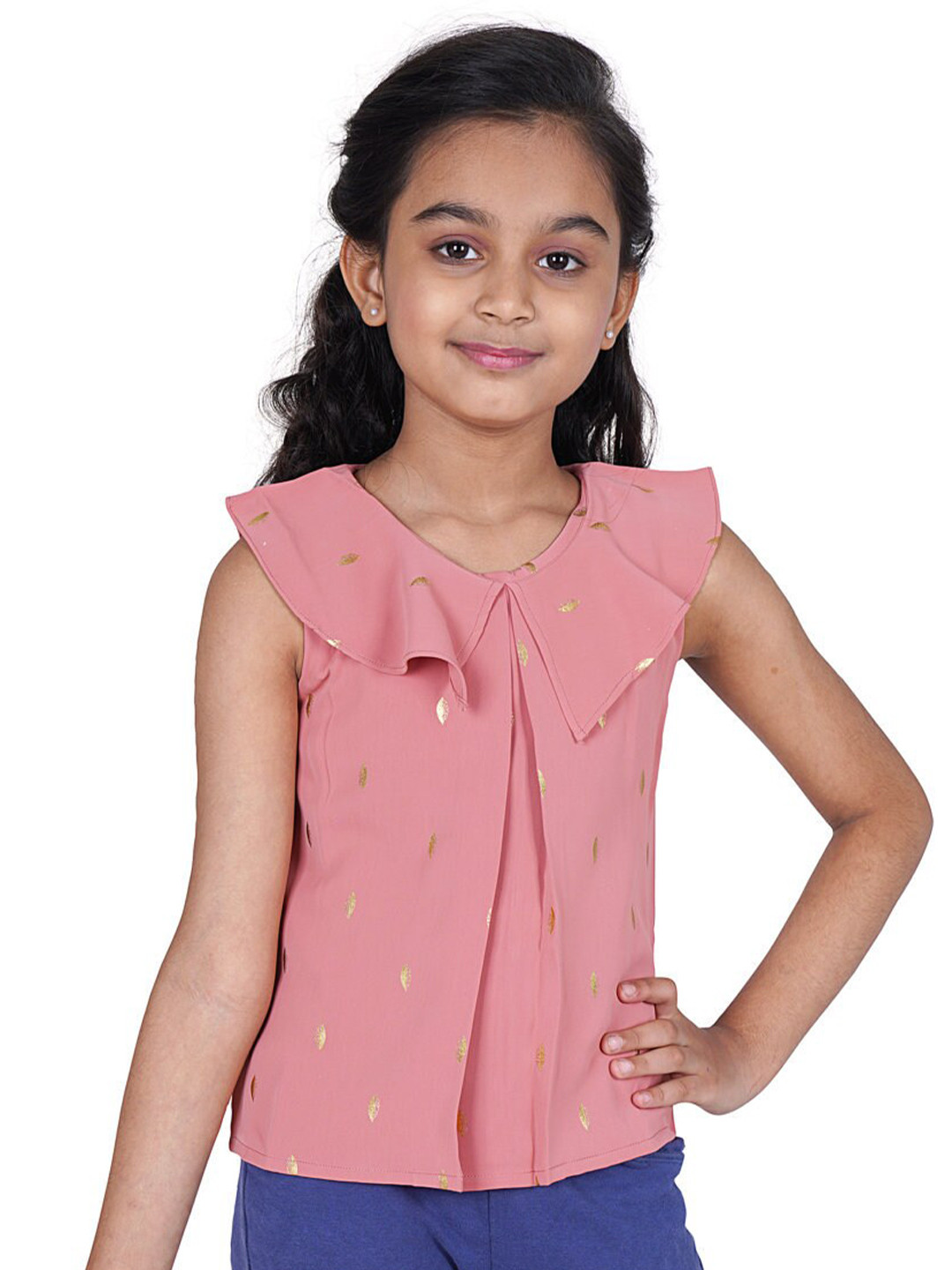 

Tiny Girl Girls Dusty Rose Printed Top