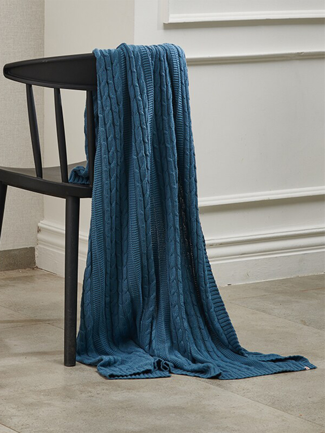 

GREENDIGO Teal Blue AC Room 400 GSM Single Bed Blanket