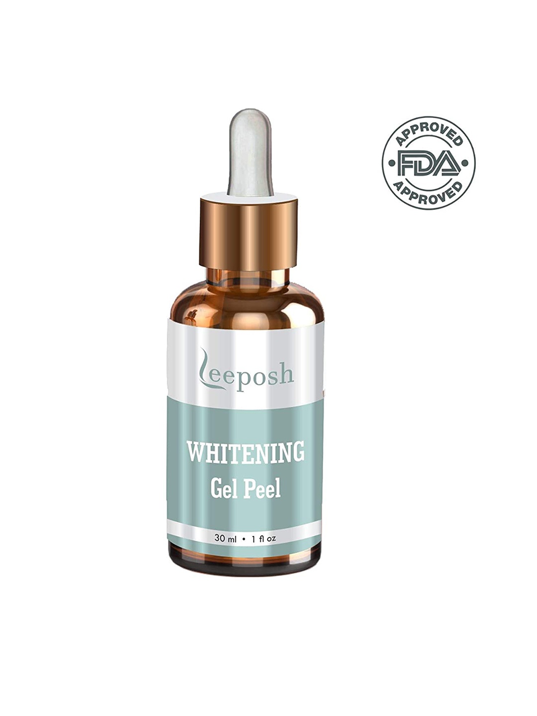 

Leeposh Whitening Gel Peel with Vitamin C & Lactic Acid 30 ml, White