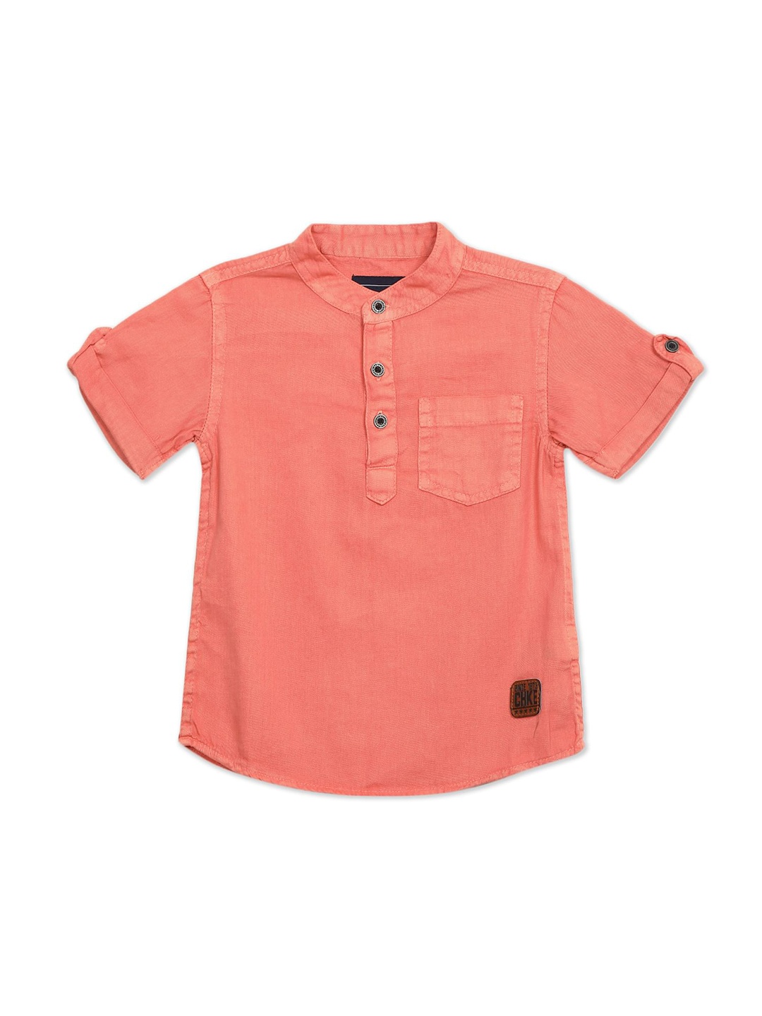 

Cherokee Boys Red Regular Fit Cotton Casual Shirt