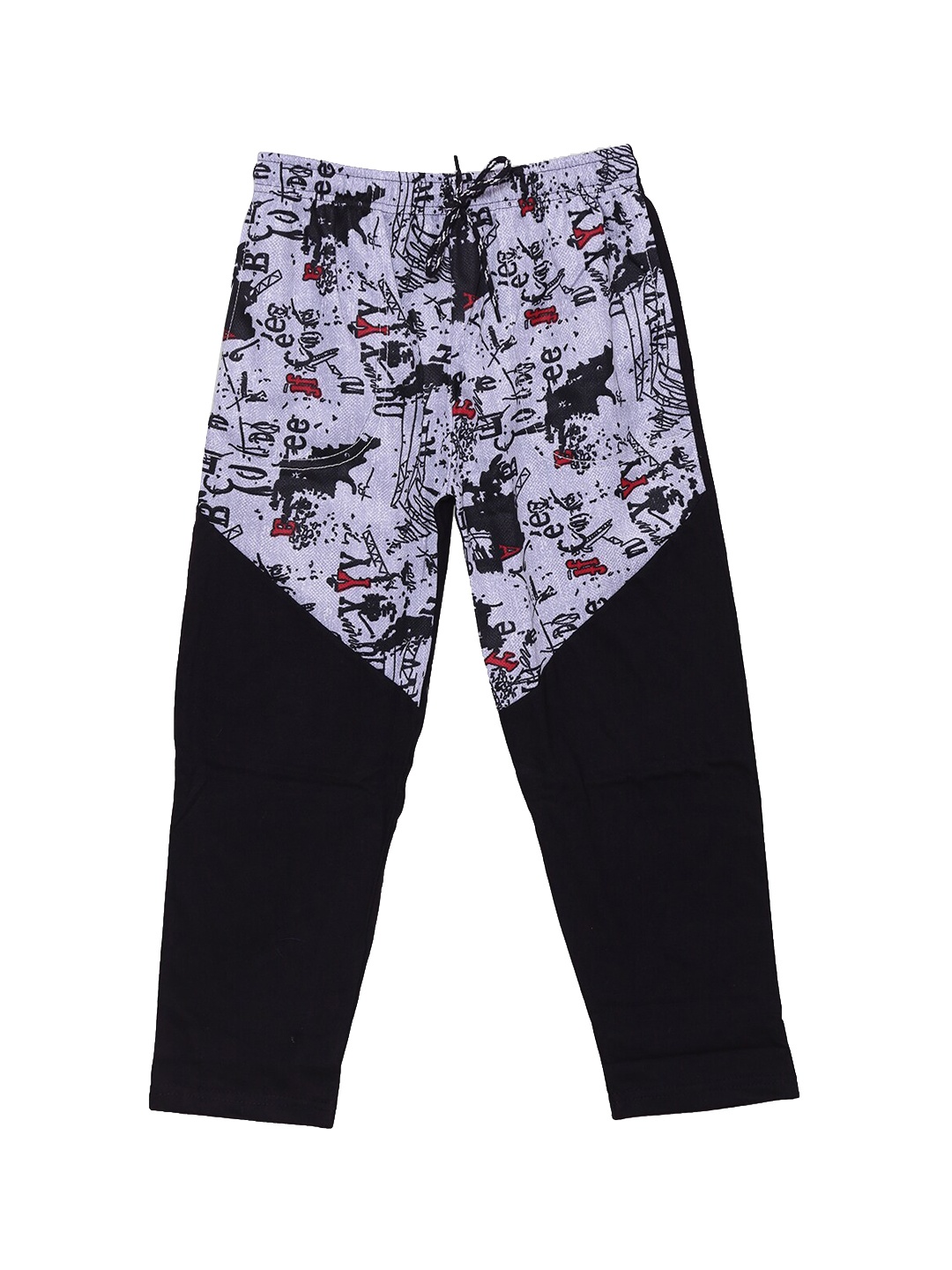 

SWEET ANGEL Girls Black Pure Cotton Track Pants