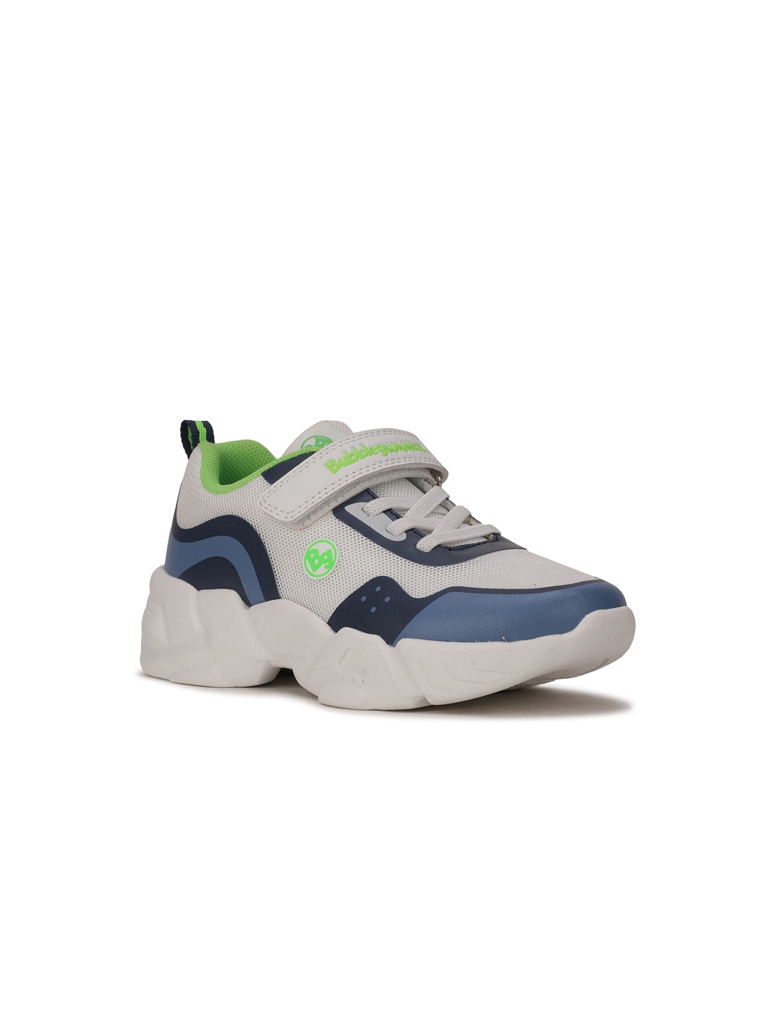 

Bubblegummers Boys Off White Colourblocked Sneakers