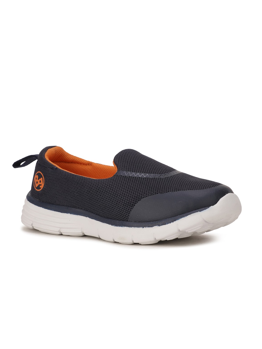 Bubblegummers Boys Blue Woven Design Slip-On Sneakers