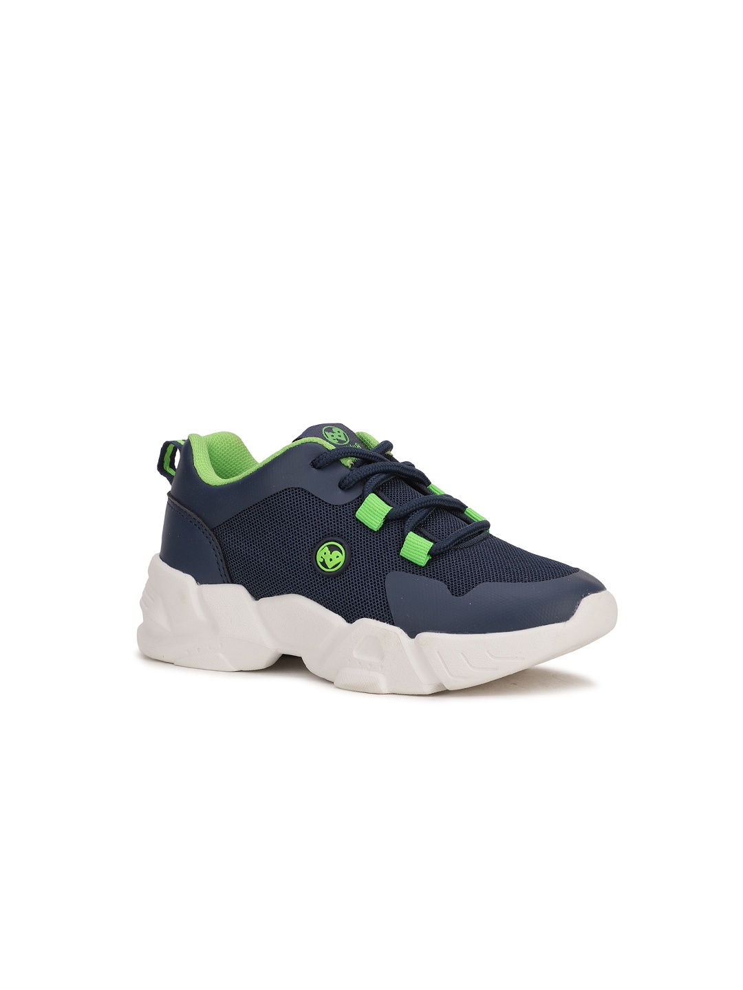 

Bubblegummers Boys Navy Blue Textured Sneakers