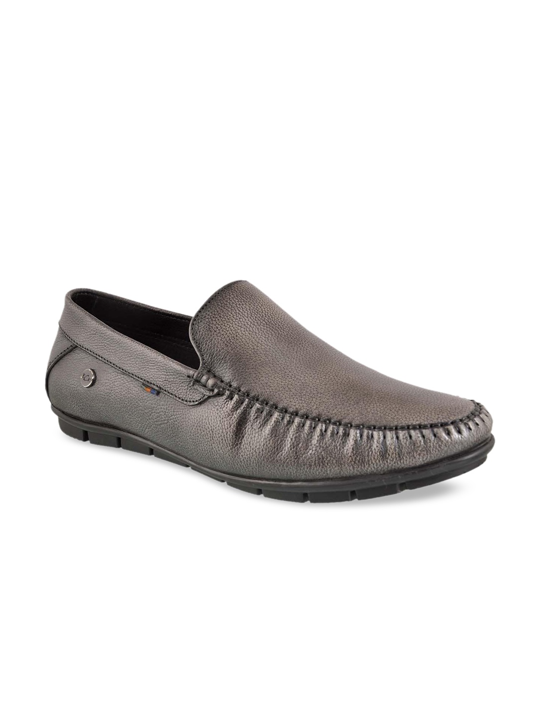 

Buckaroo Men Black Genuine Leather Loafers