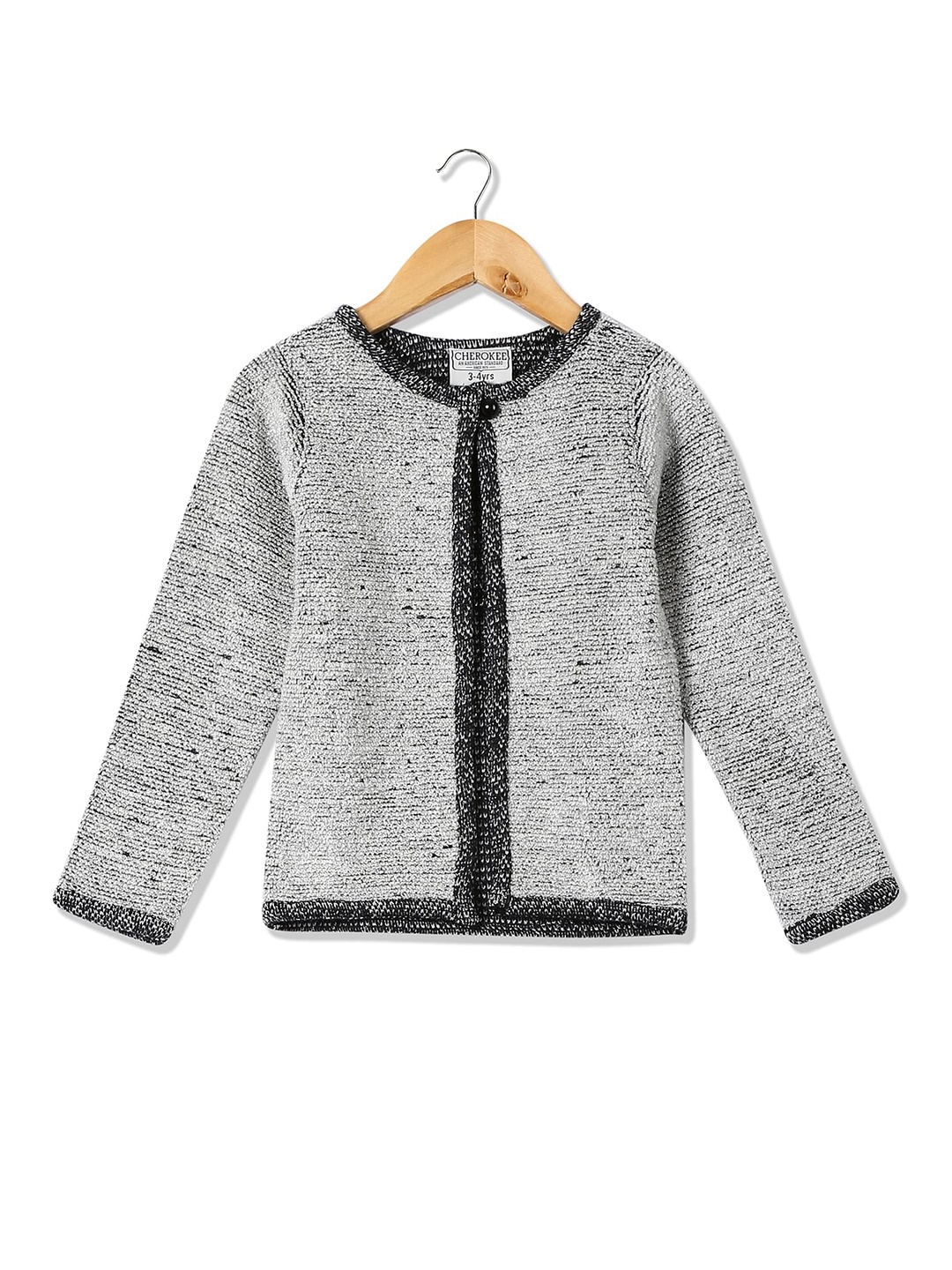 

Cherokee Girls Grey Acrylic Shrug