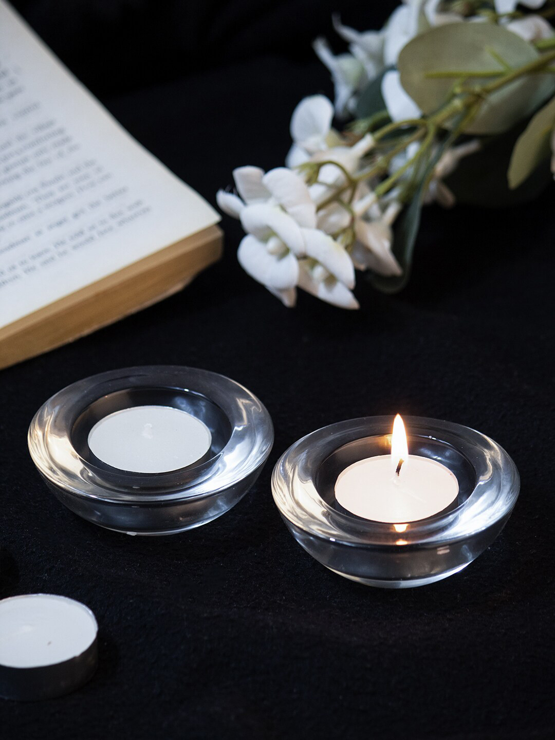 

MARKET99 Set Of 8 White Solid Candles