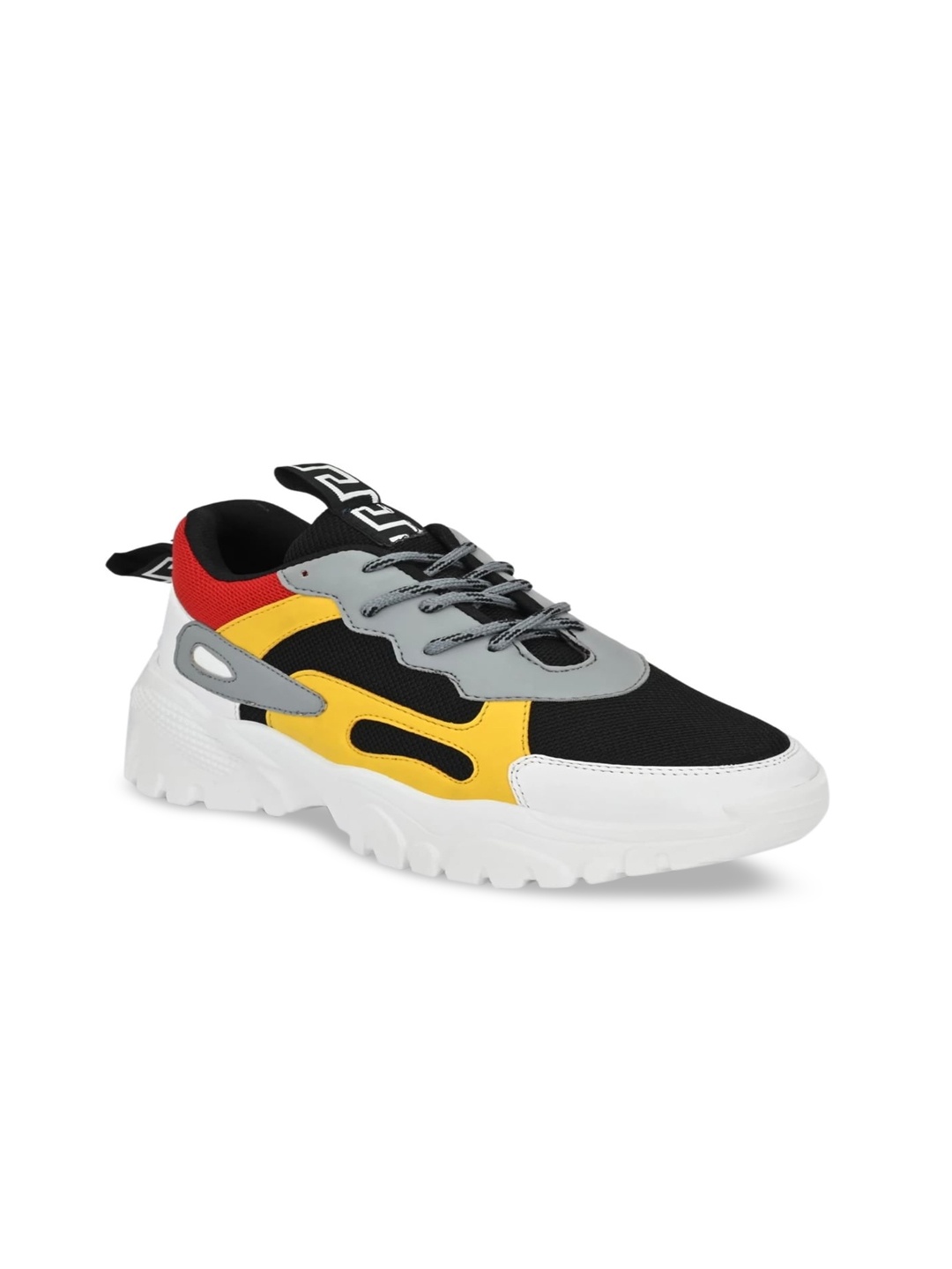 

HASTEN Women Black Colourblocked Sneakers